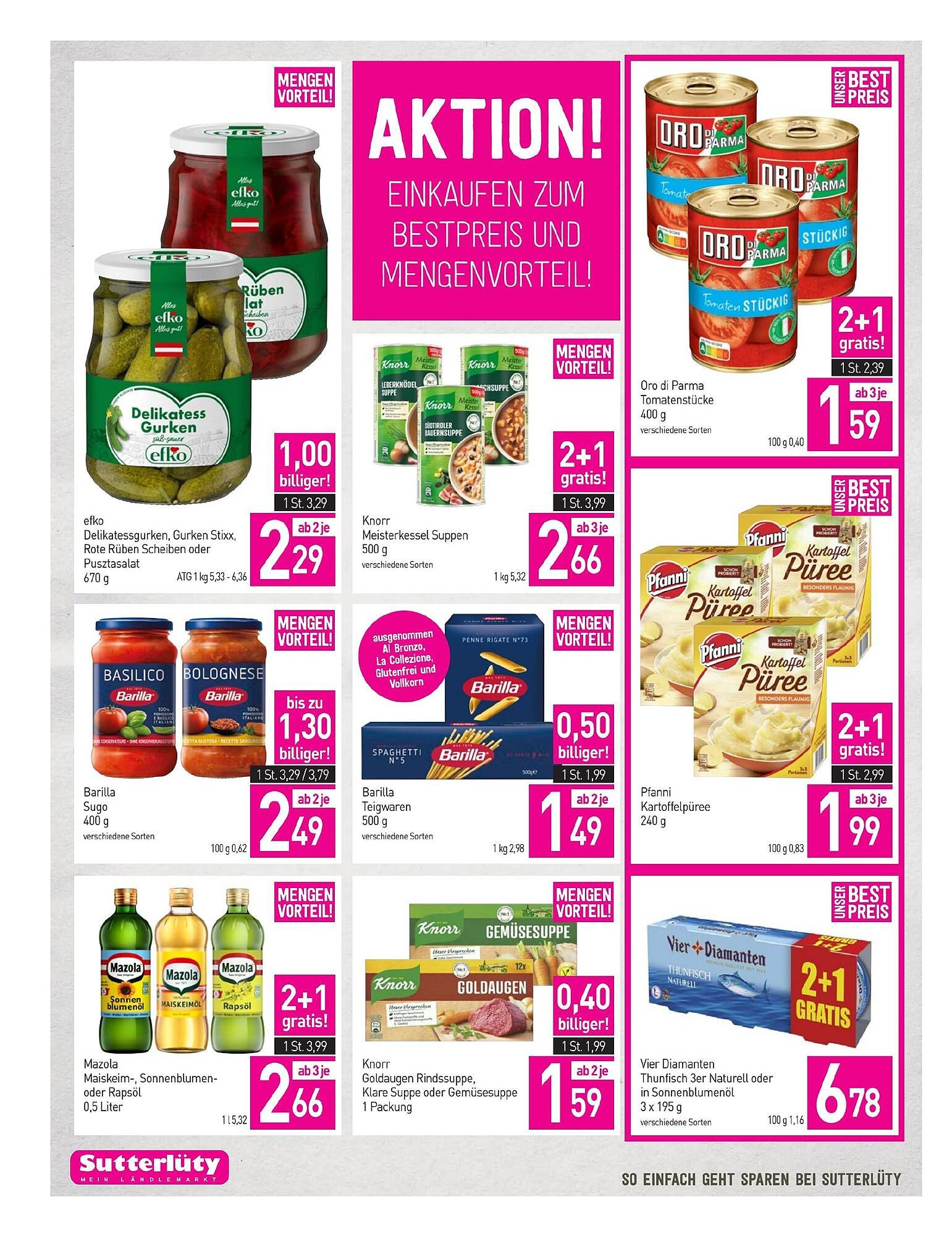 Sutterlüty Flugblatt