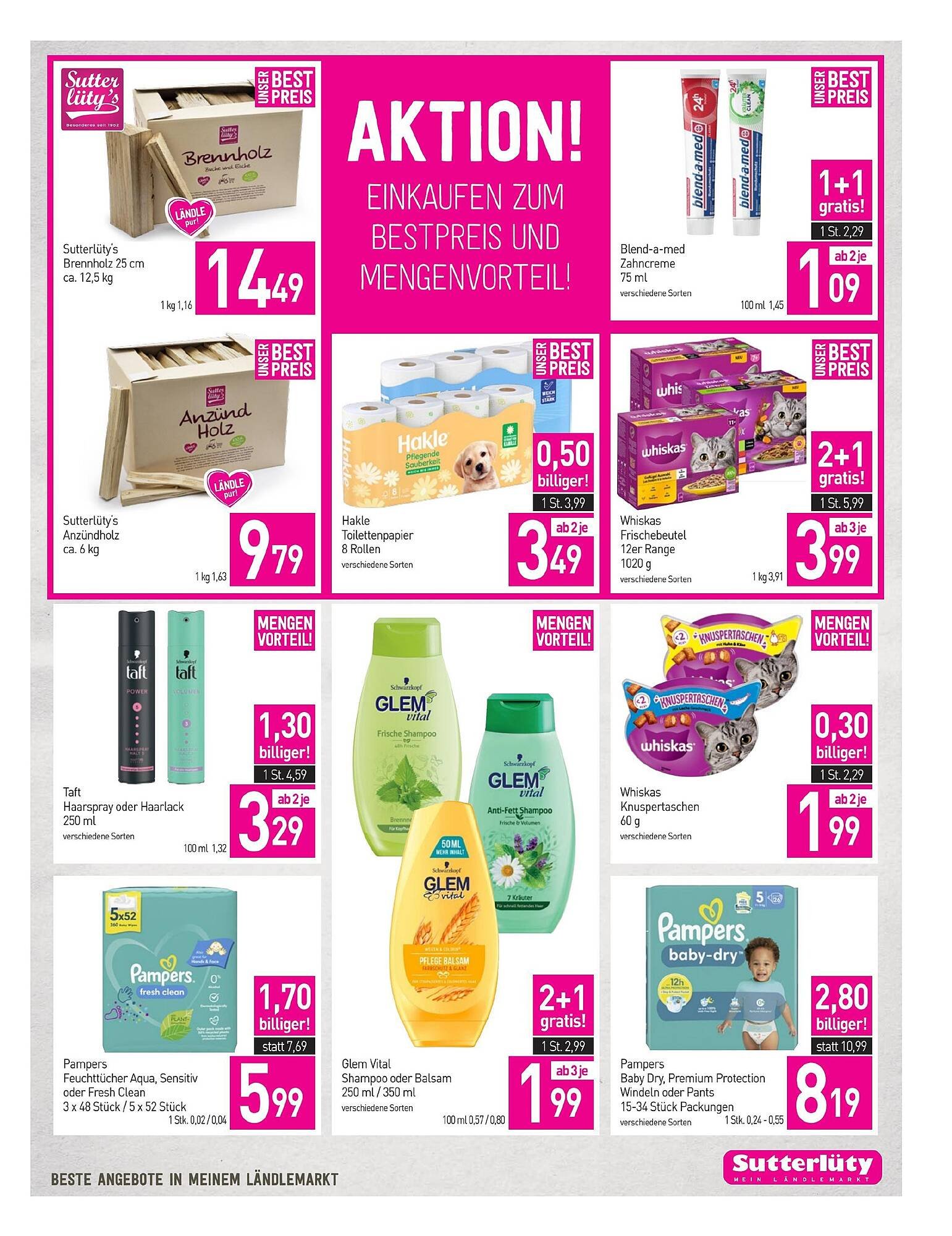 Sutterlüty Flugblatt