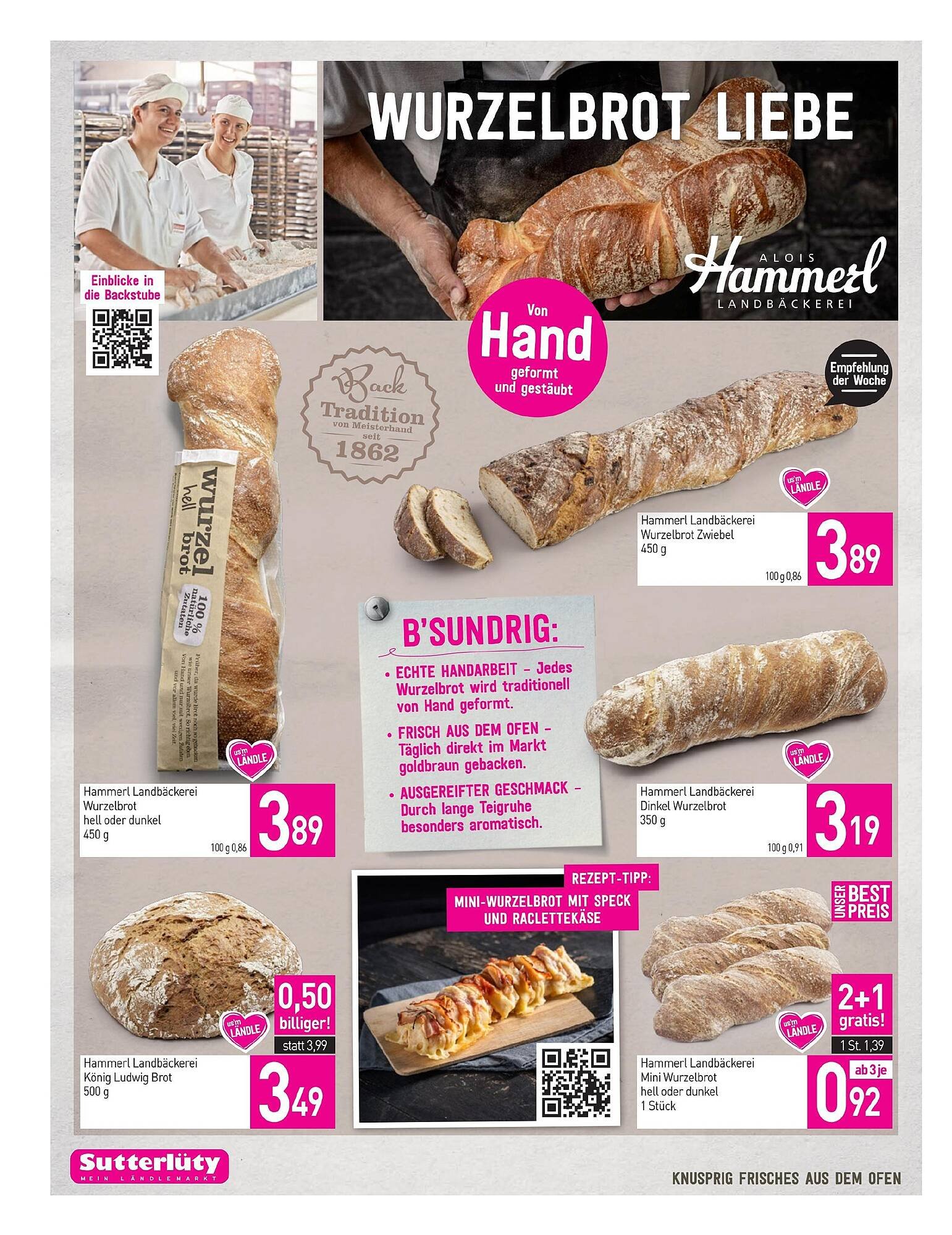 Sutterlüty Flugblatt