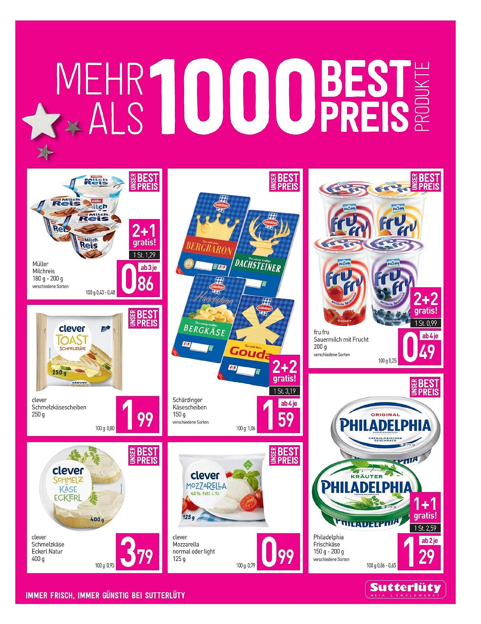 Sutterlüty Flugblatt