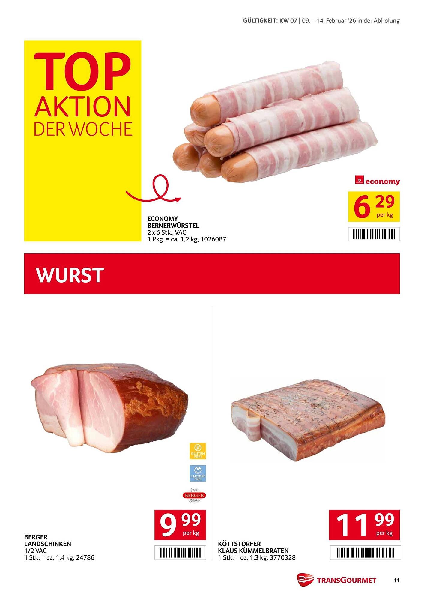 Transgourmet Flugblatt