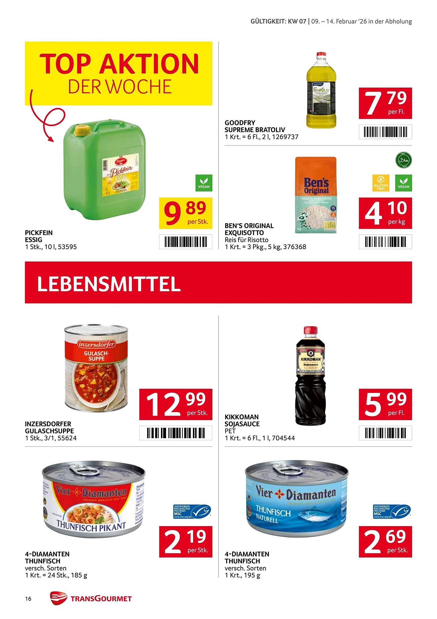 Transgourmet Flugblatt