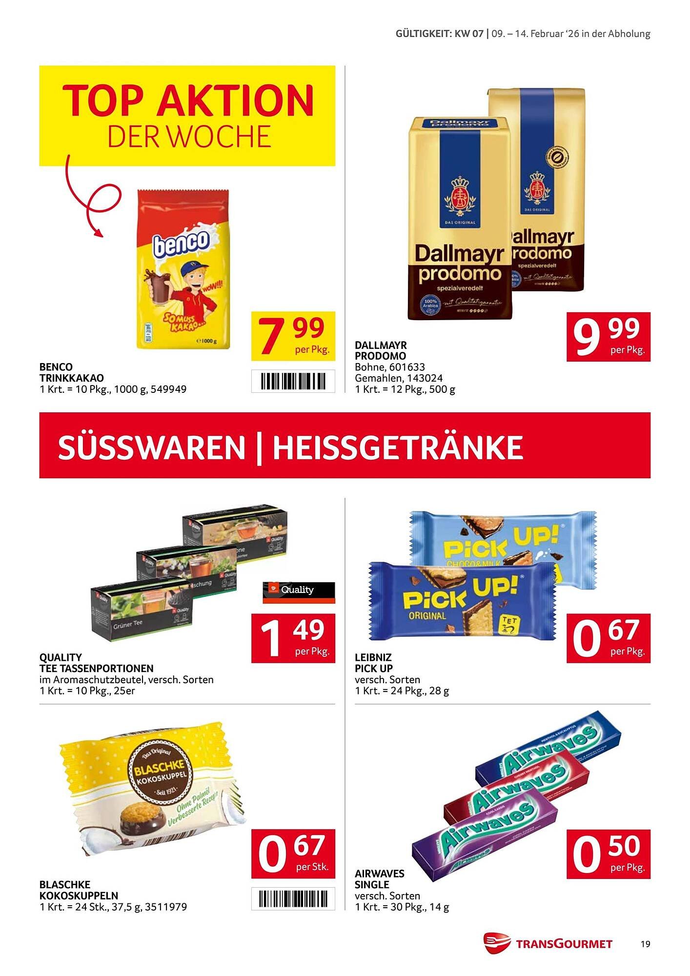 Transgourmet Flugblatt