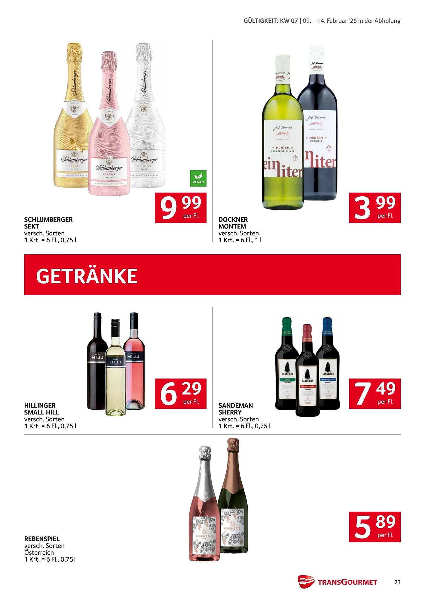 Transgourmet Flugblatt