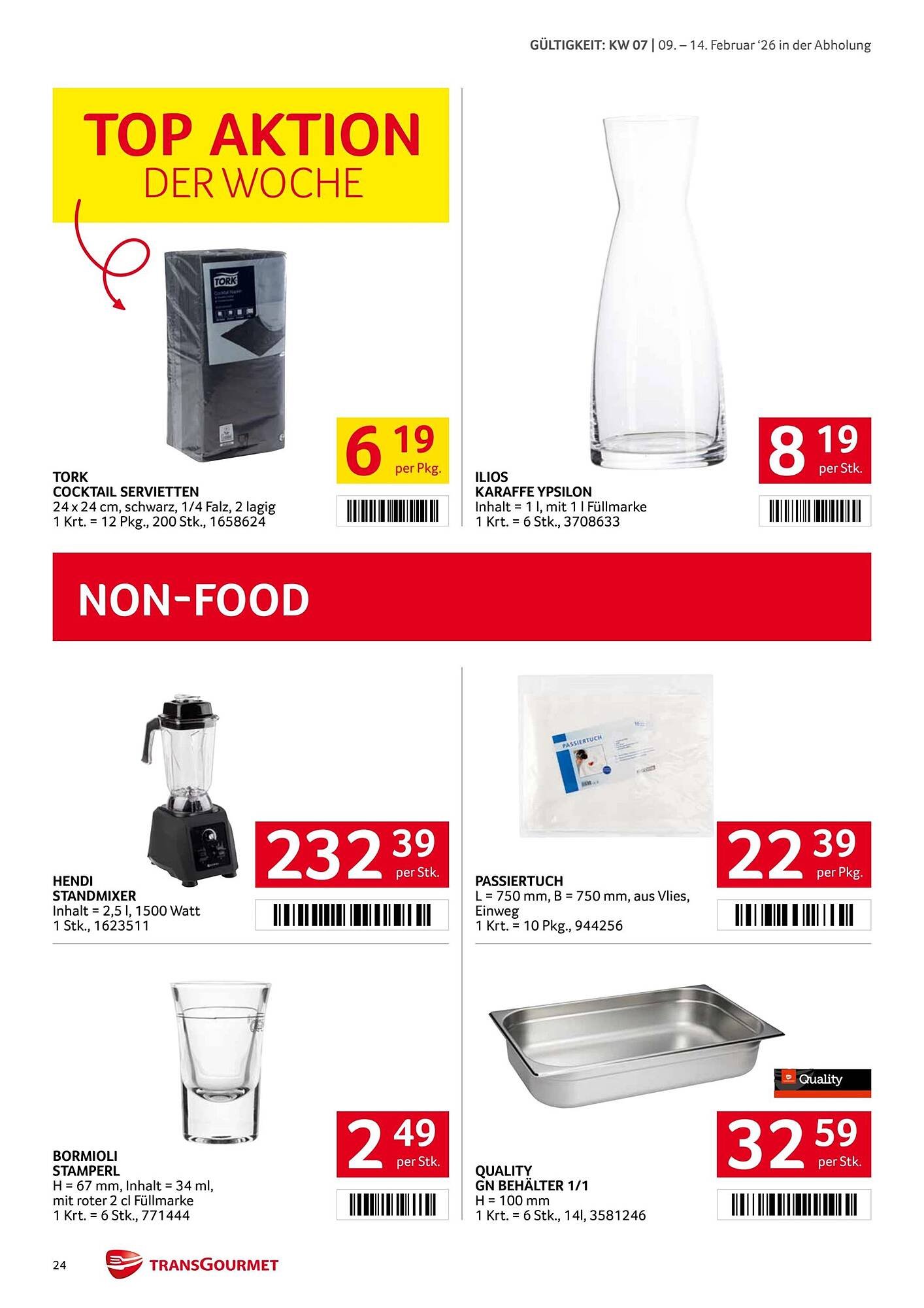 Transgourmet Flugblatt