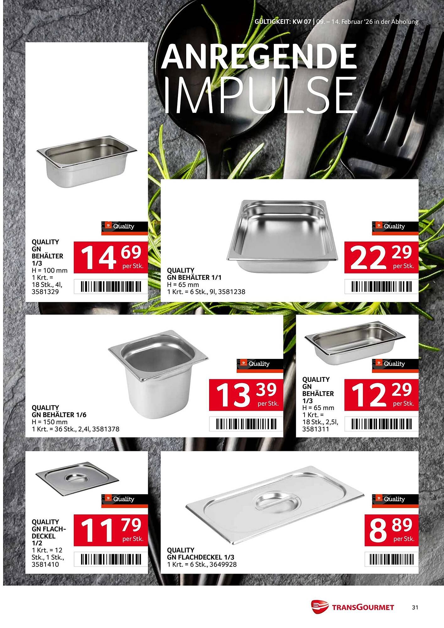 Transgourmet Flugblatt