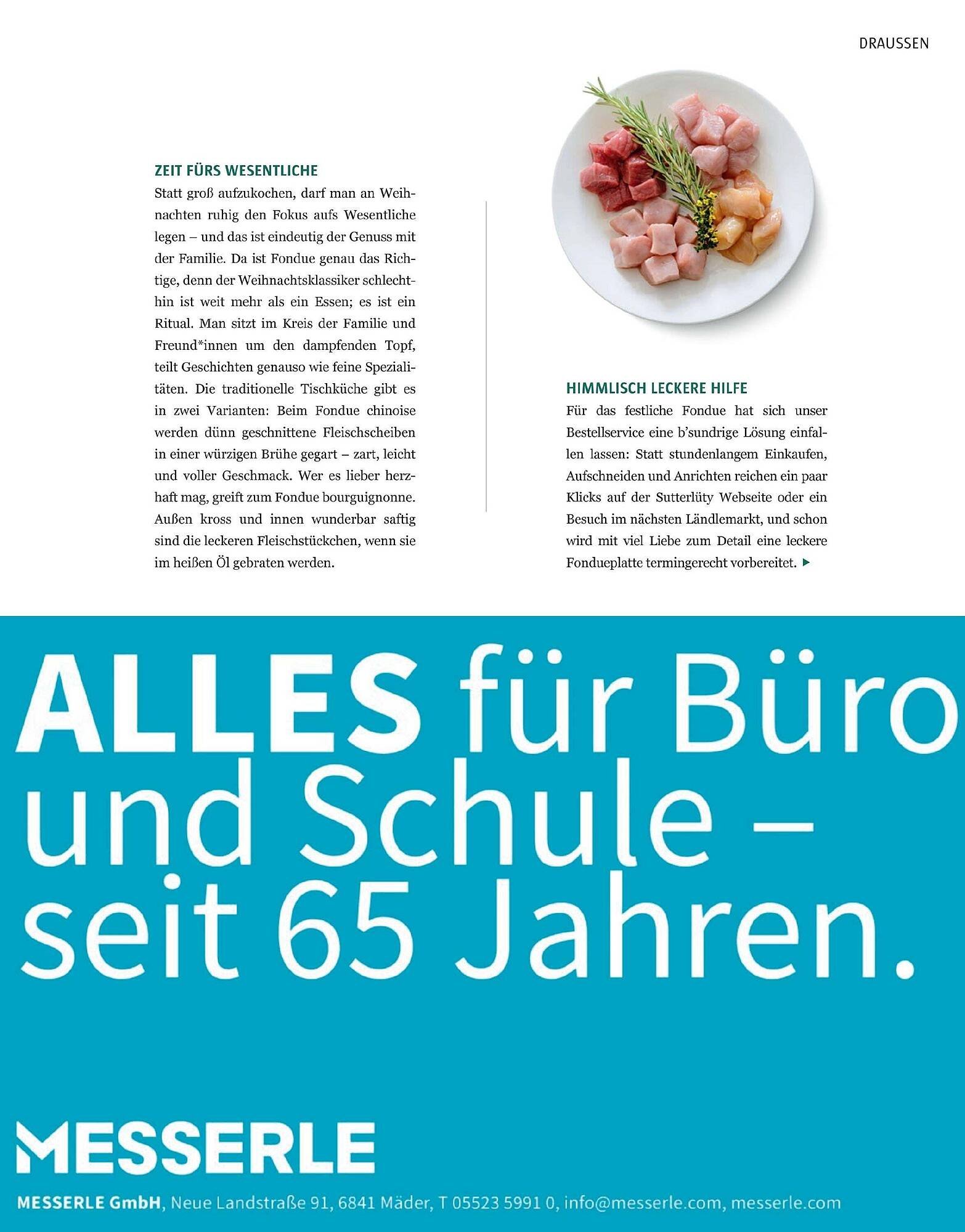 Sutterlüty Flugblatt