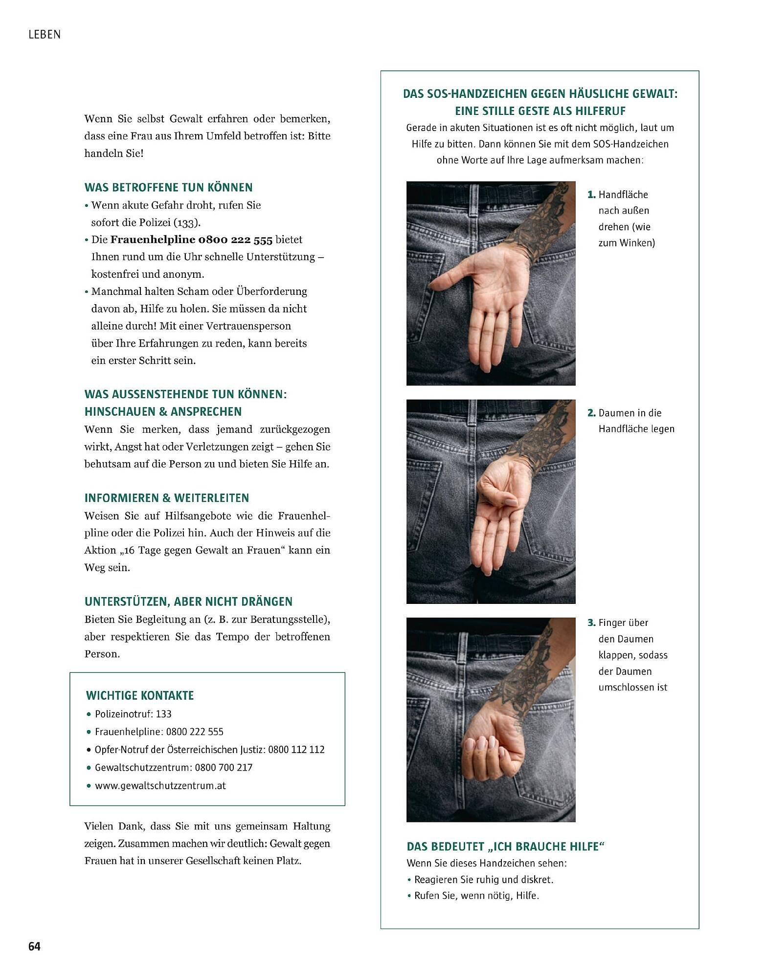 Sutterlüty Flugblatt