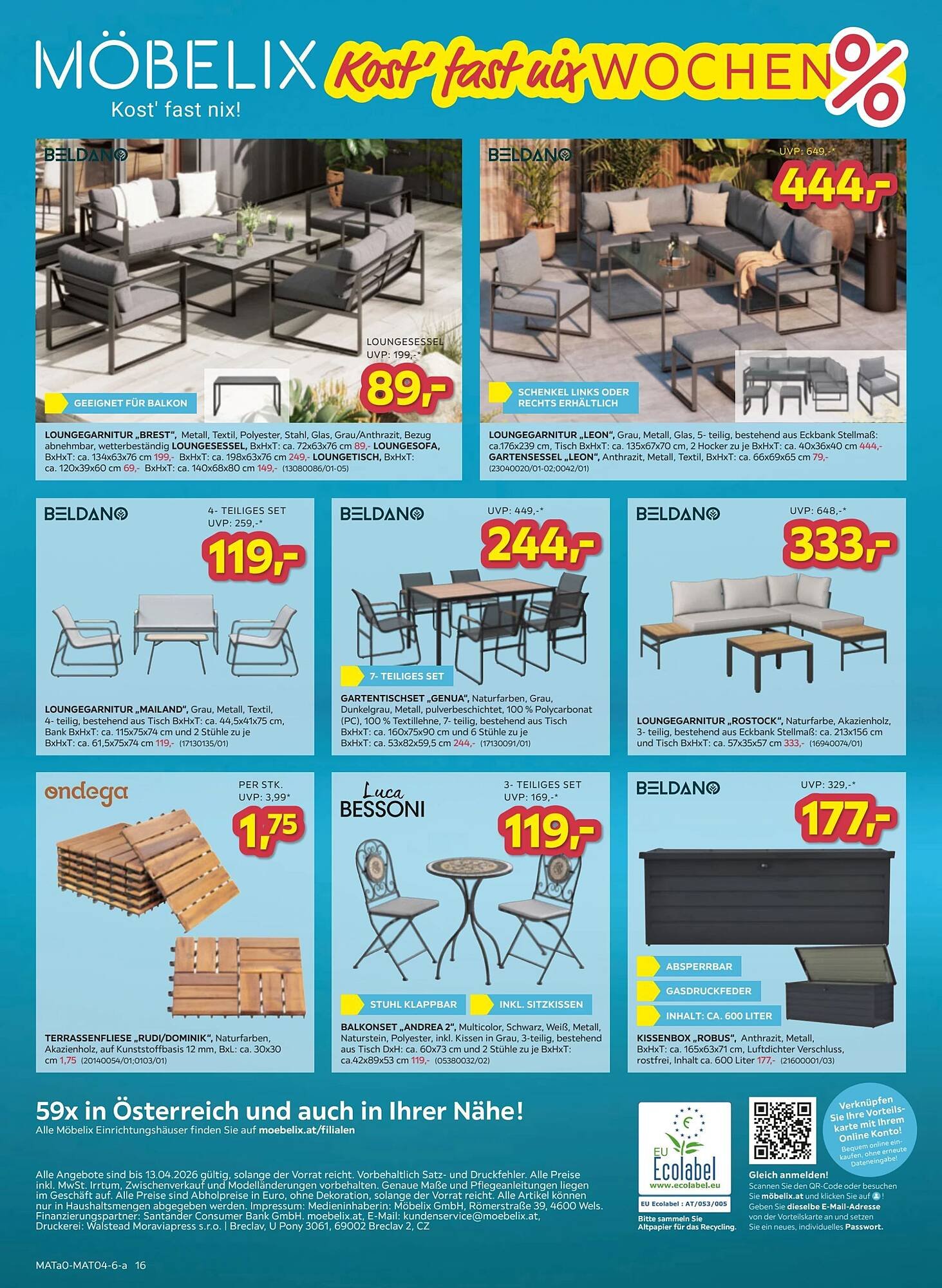 Möbelix Prospekt