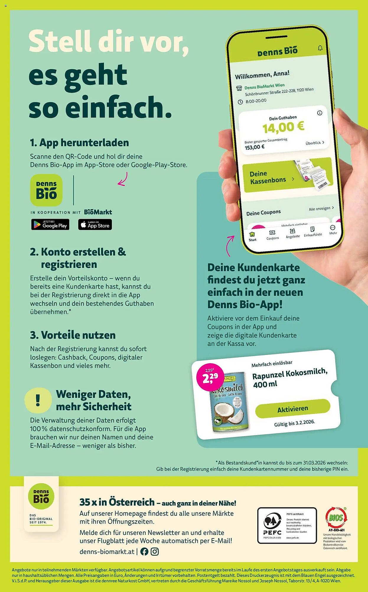 Denn's Biomarkt Flugblatt