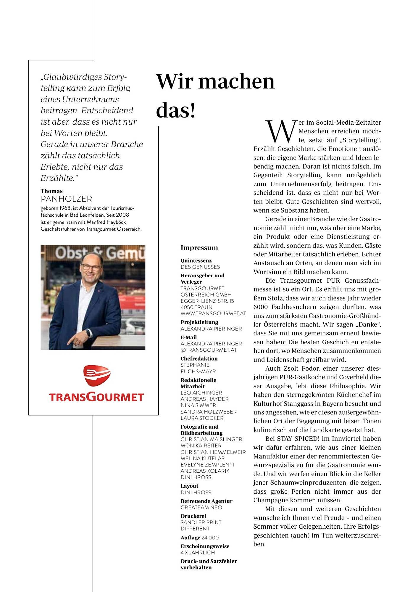 Transgourmet Flugblatt