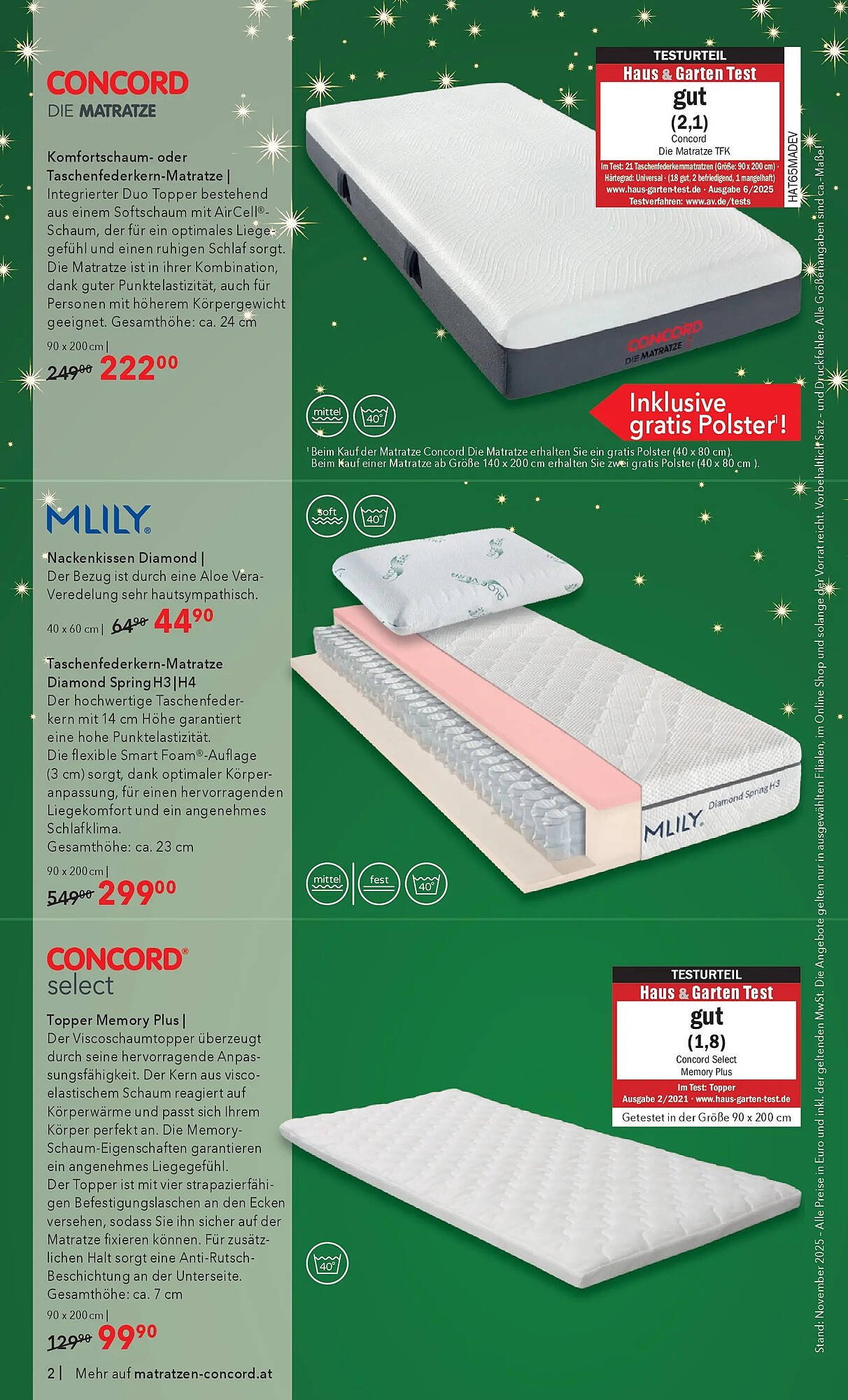 Matratzen Concord Prospekt