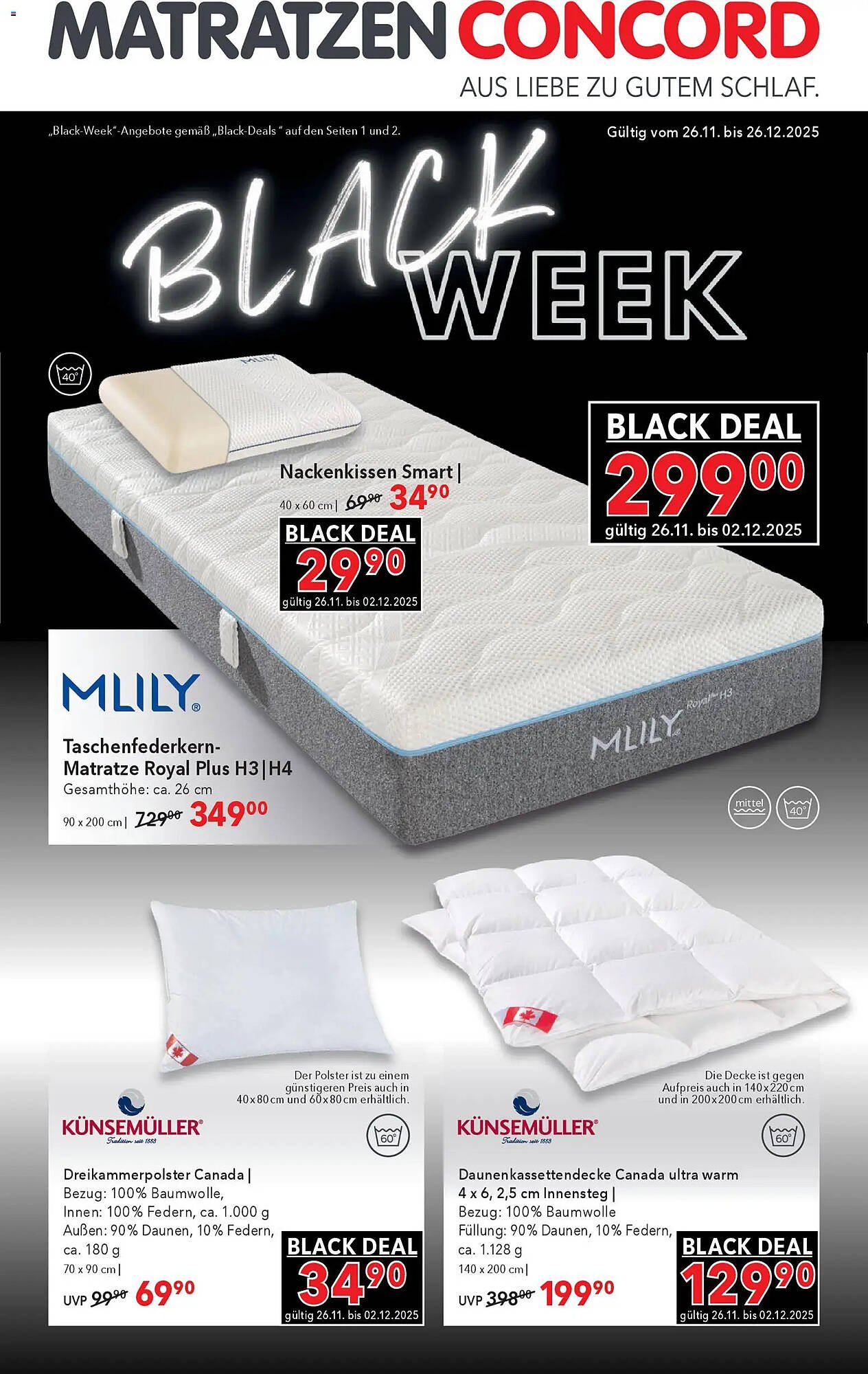 Matratzen Concord Prospekt