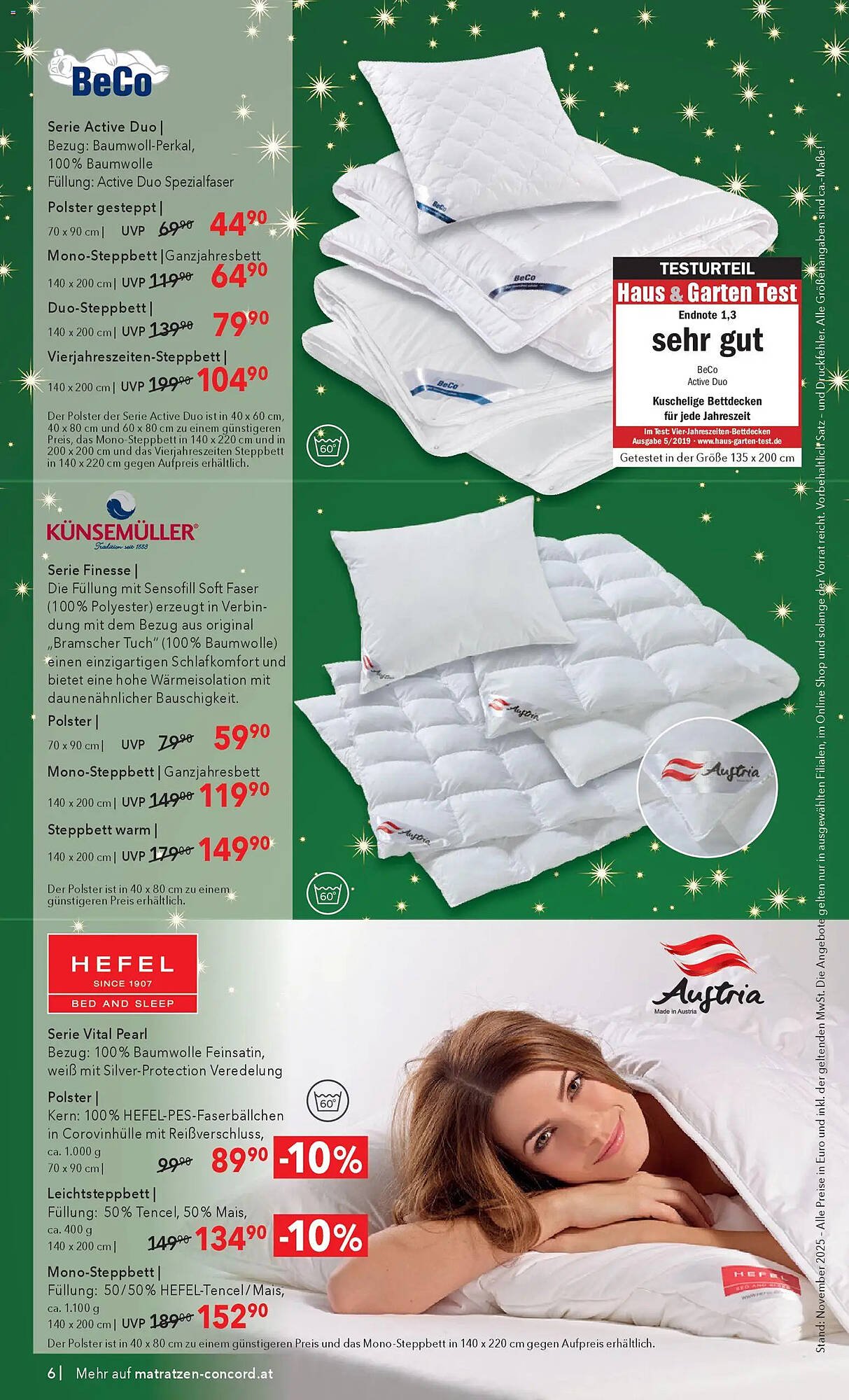 Matratzen Concord Prospekt