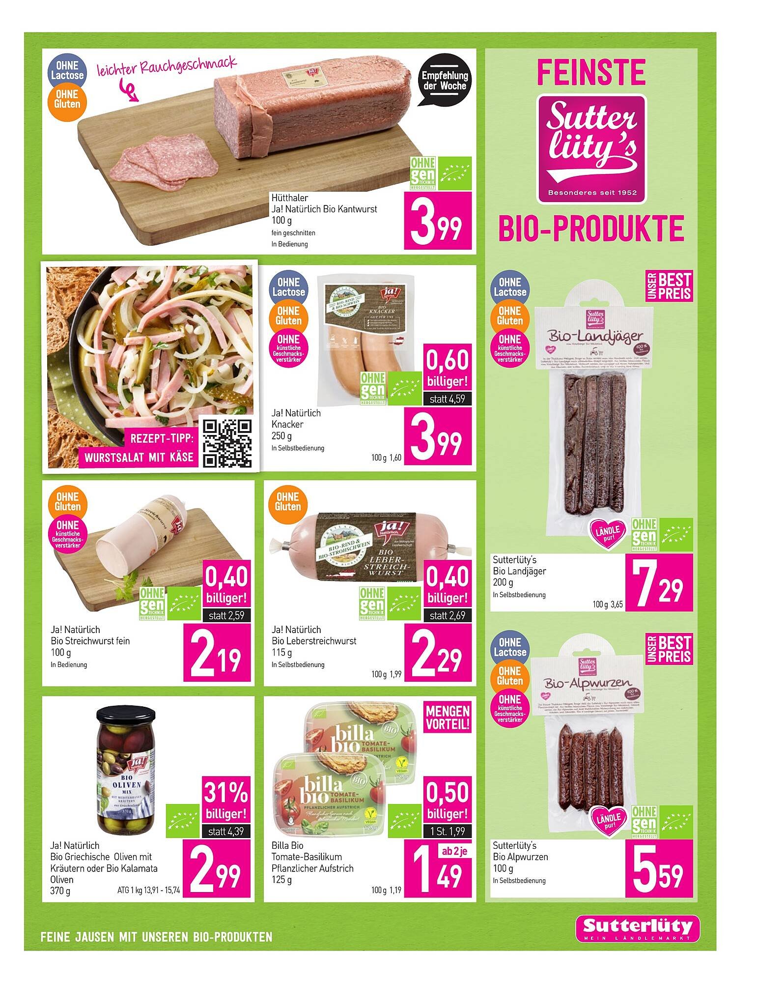 Sutterlüty Flugblatt