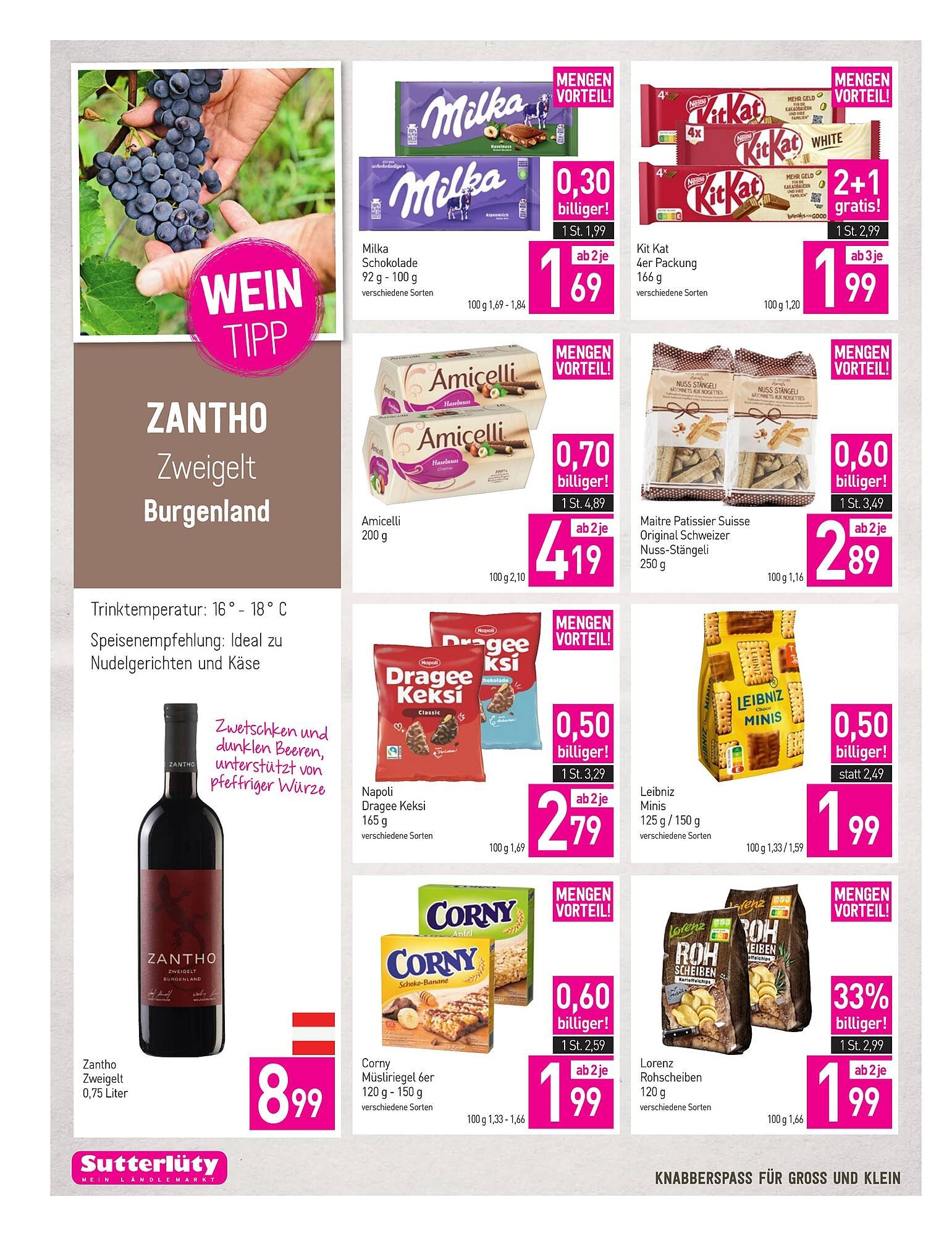 Sutterlüty Flugblatt