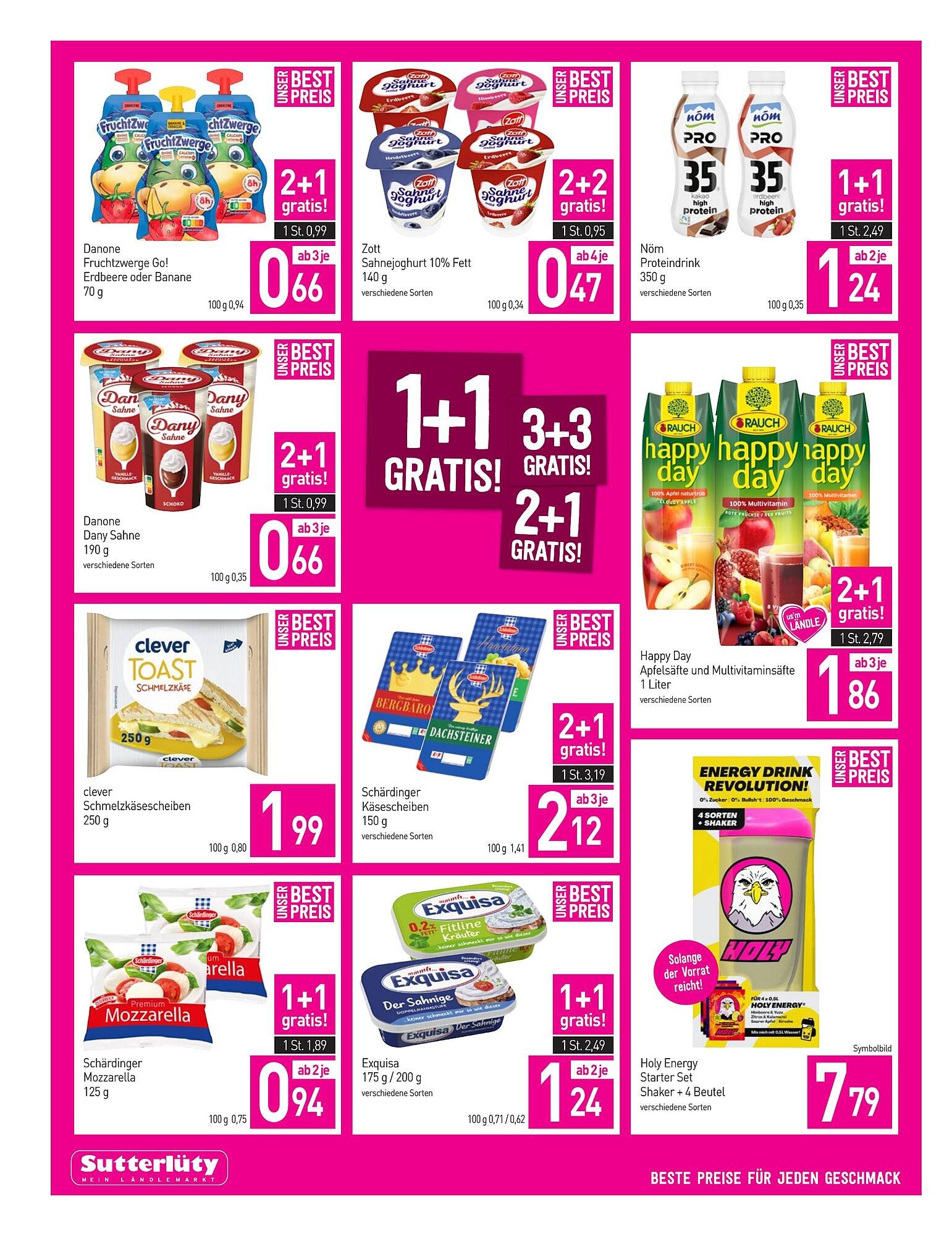 Sutterlüty Flugblatt