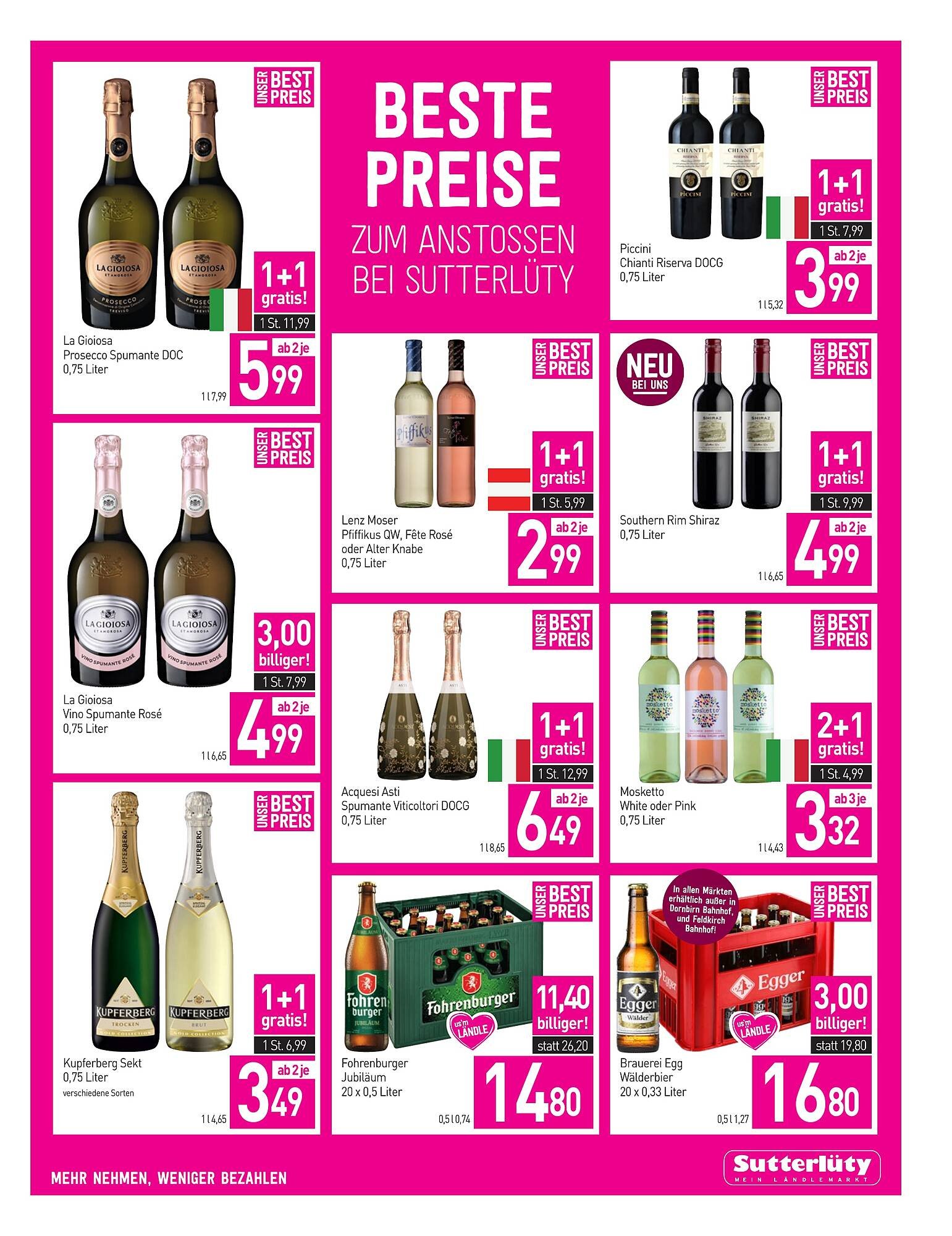 Sutterlüty Flugblatt