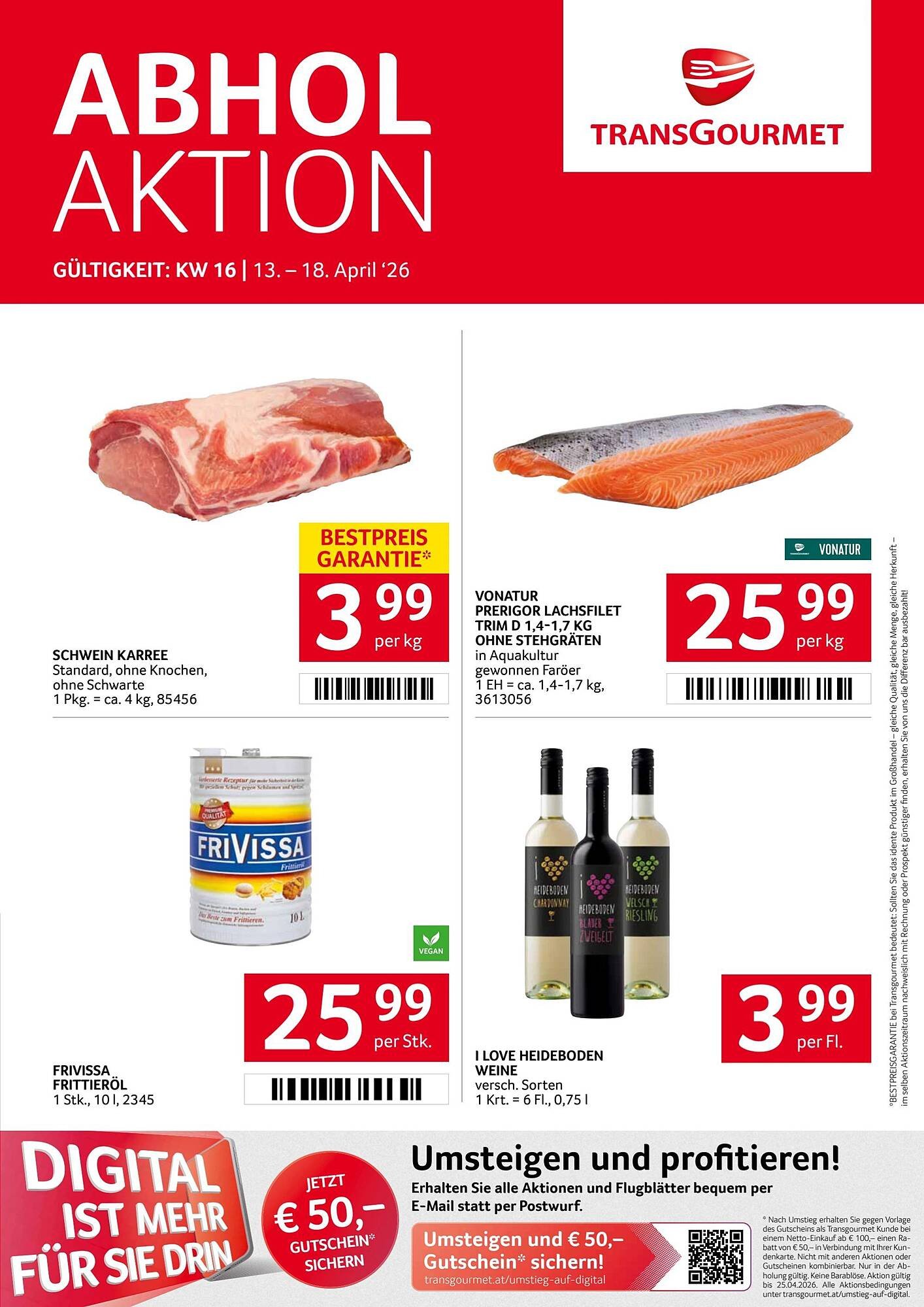 Transgourmet Flugblatt