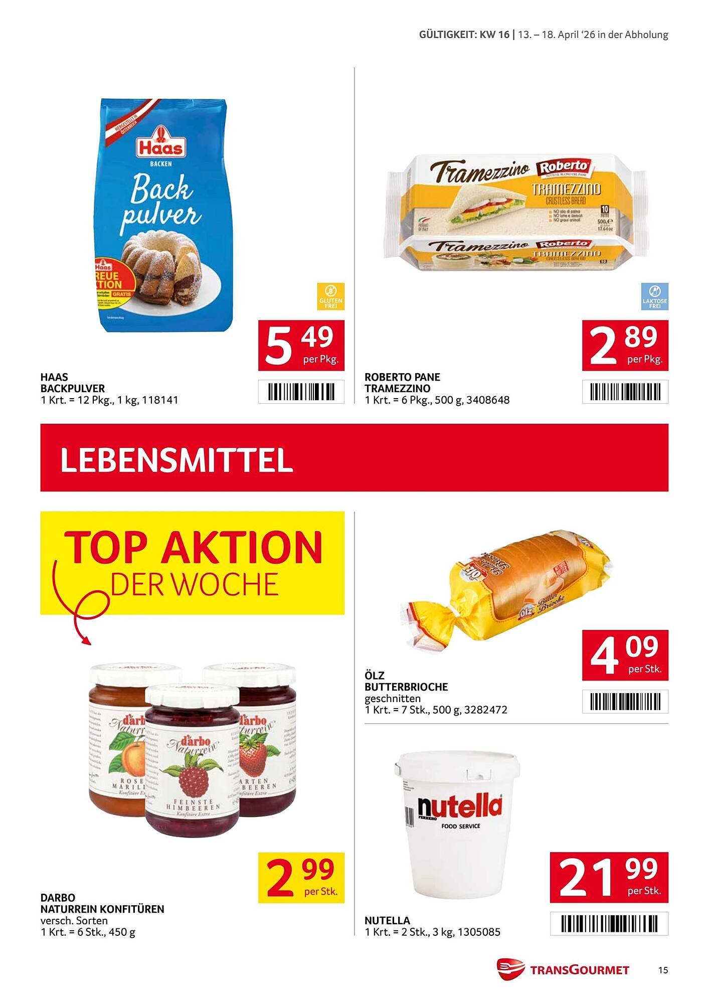 Transgourmet Flugblatt