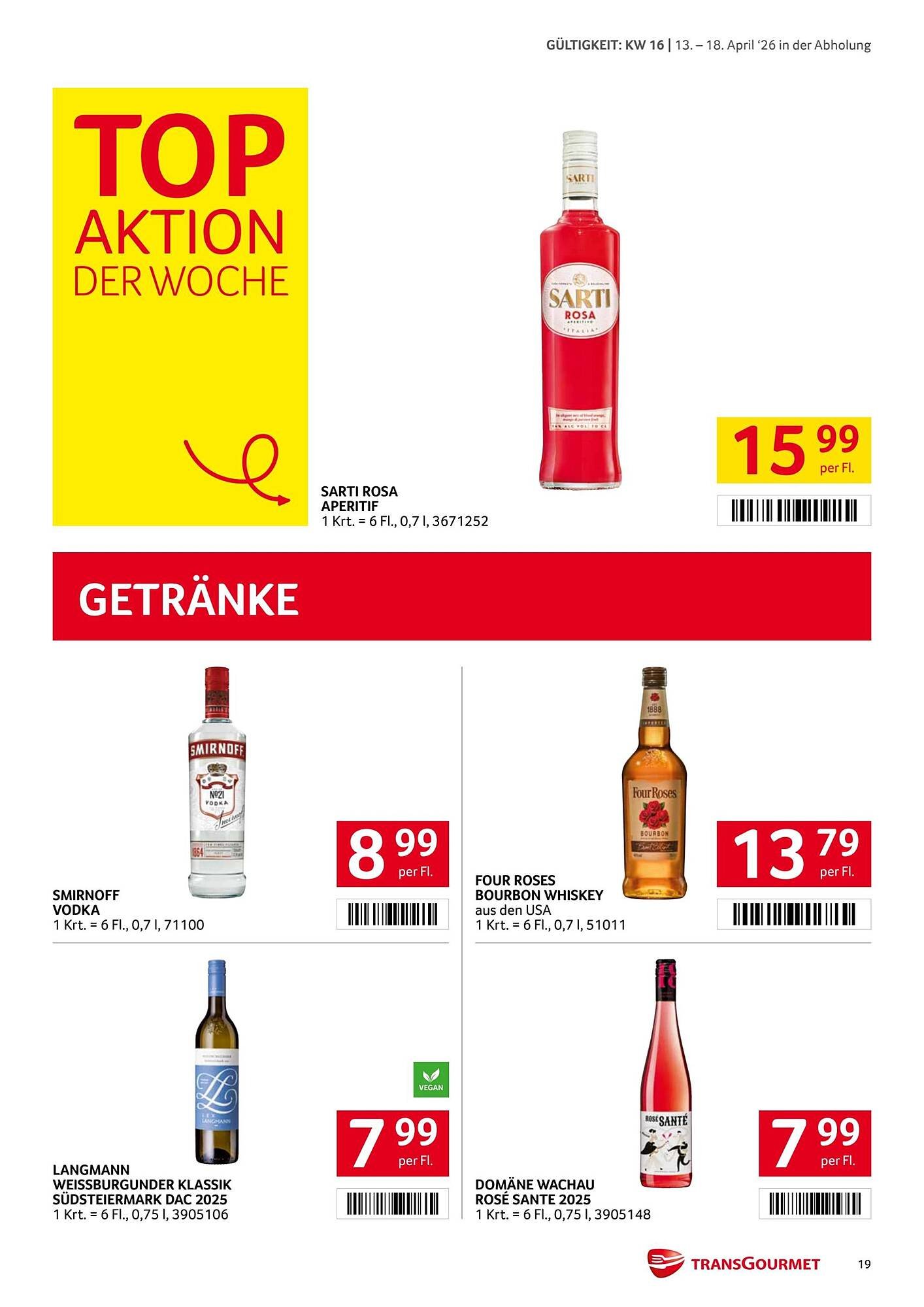 Transgourmet Flugblatt