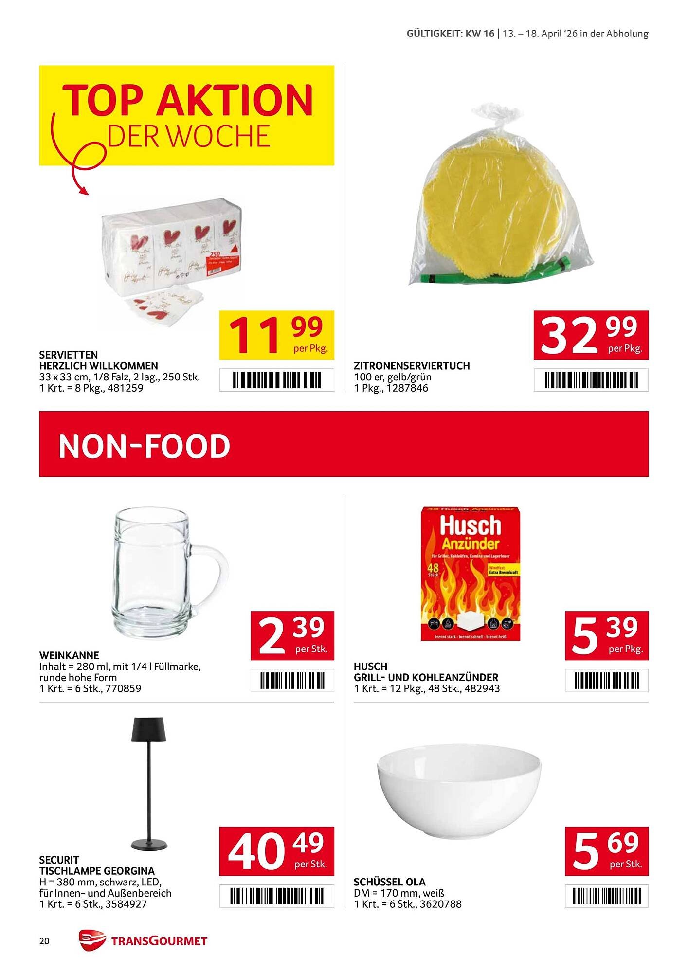 Transgourmet Flugblatt