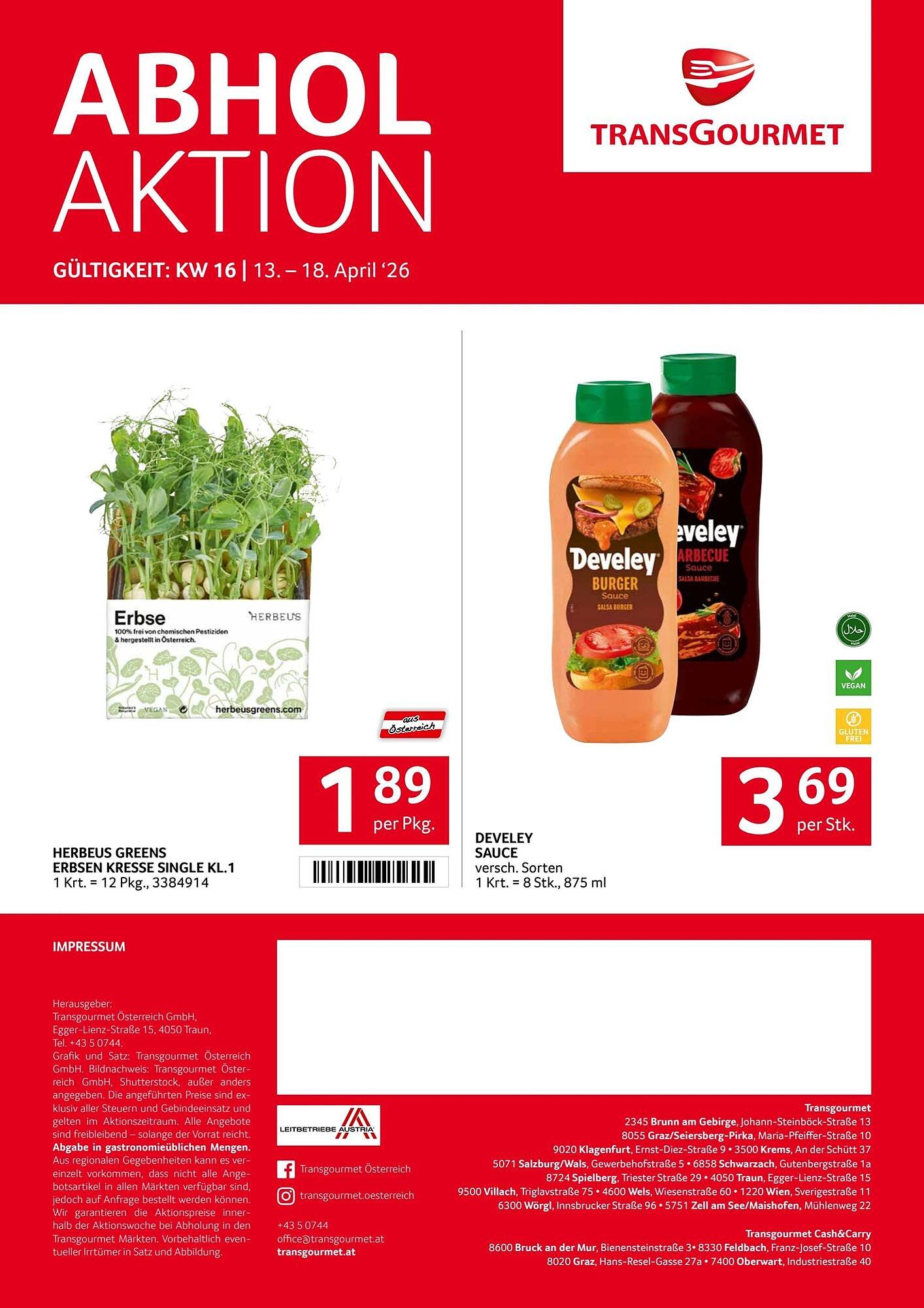 Transgourmet Flugblatt