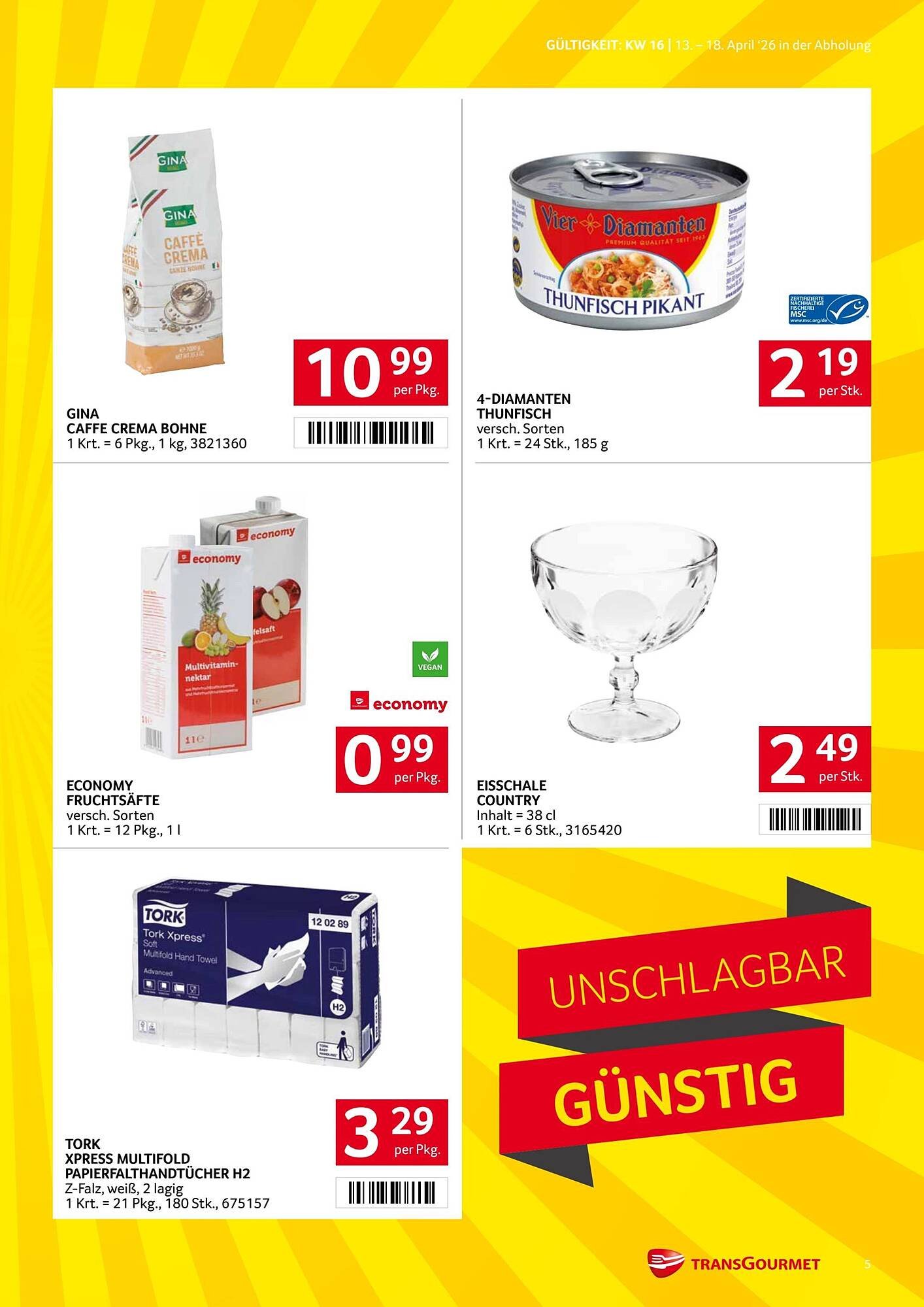 Transgourmet Flugblatt