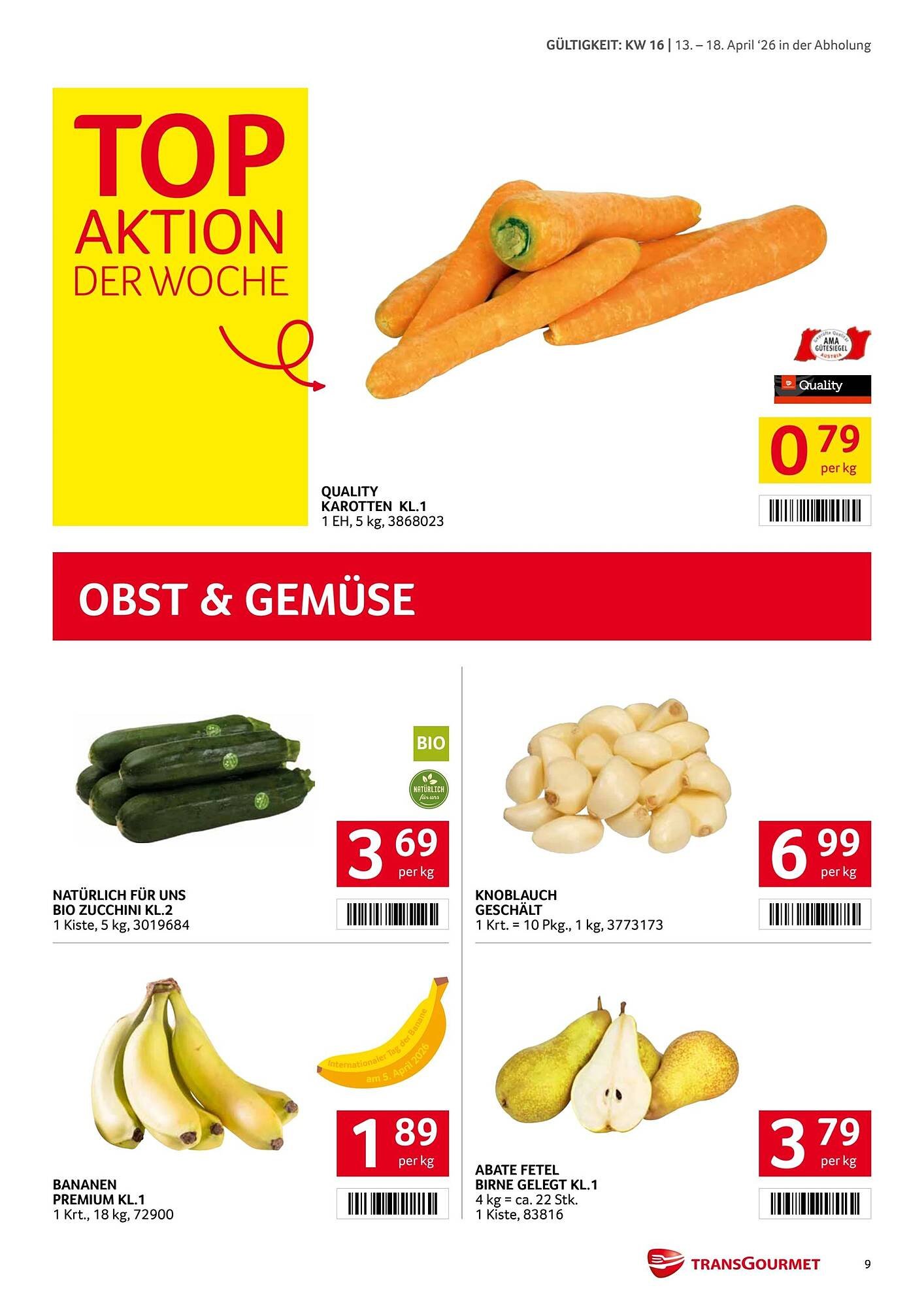 Transgourmet Flugblatt