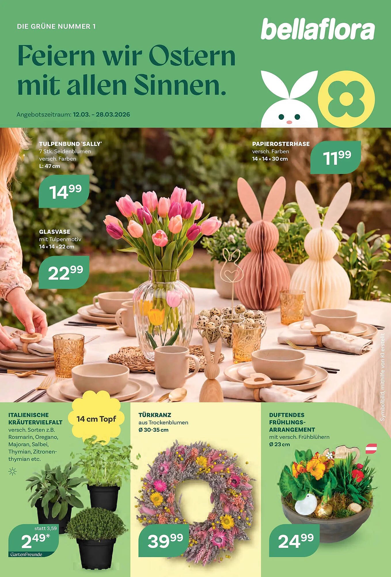 Bellaflora Flugblatt