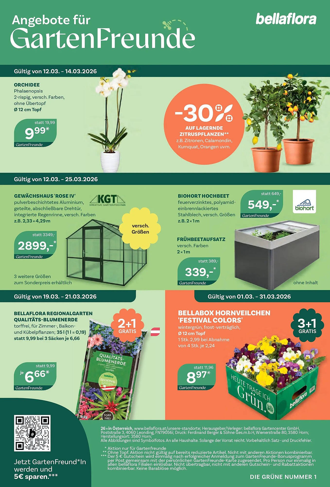 Bellaflora Flugblatt