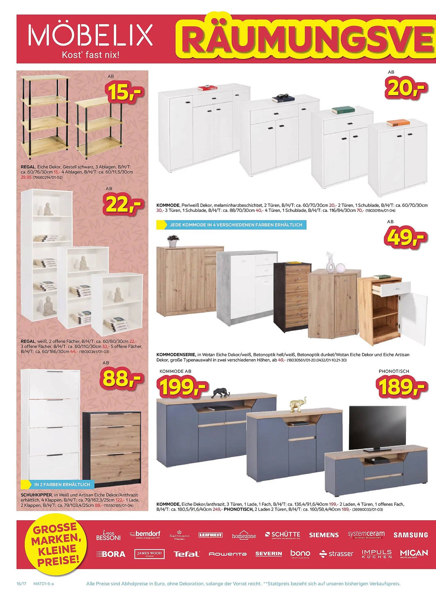 Möbelix Prospekt