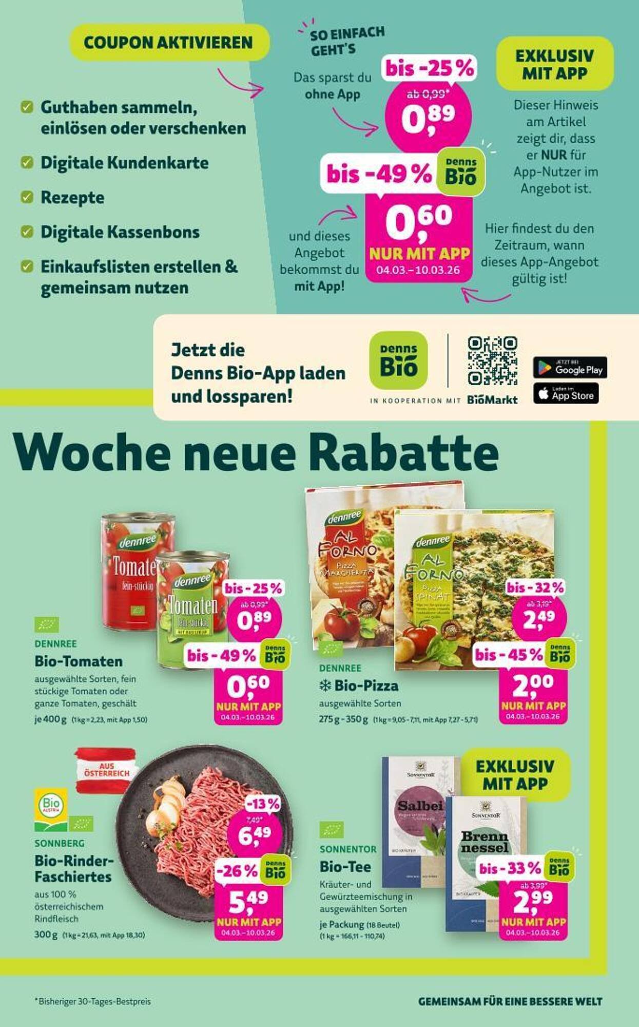 Denn's Biomarkt Flugblatt