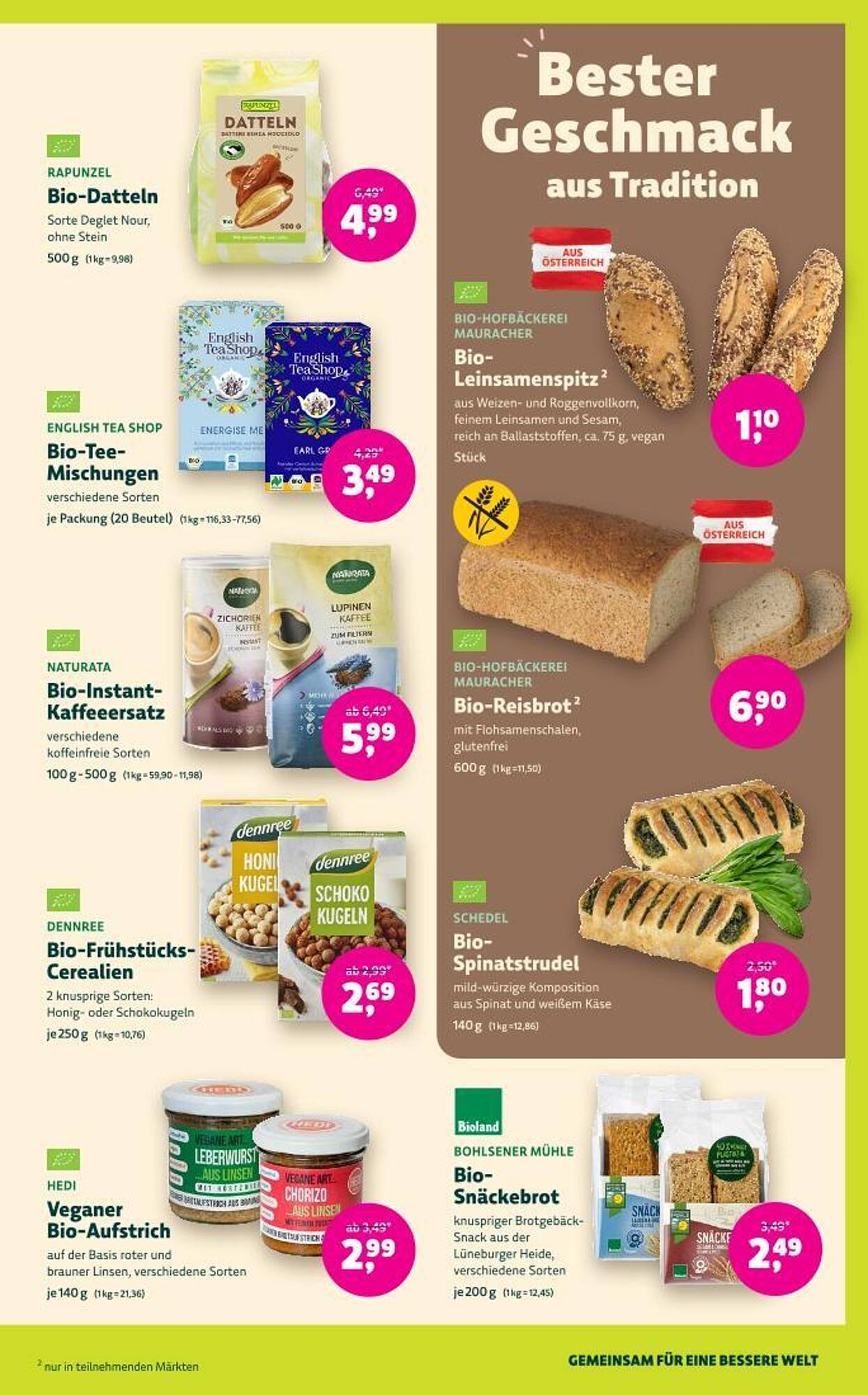 Denn's Biomarkt Flugblatt