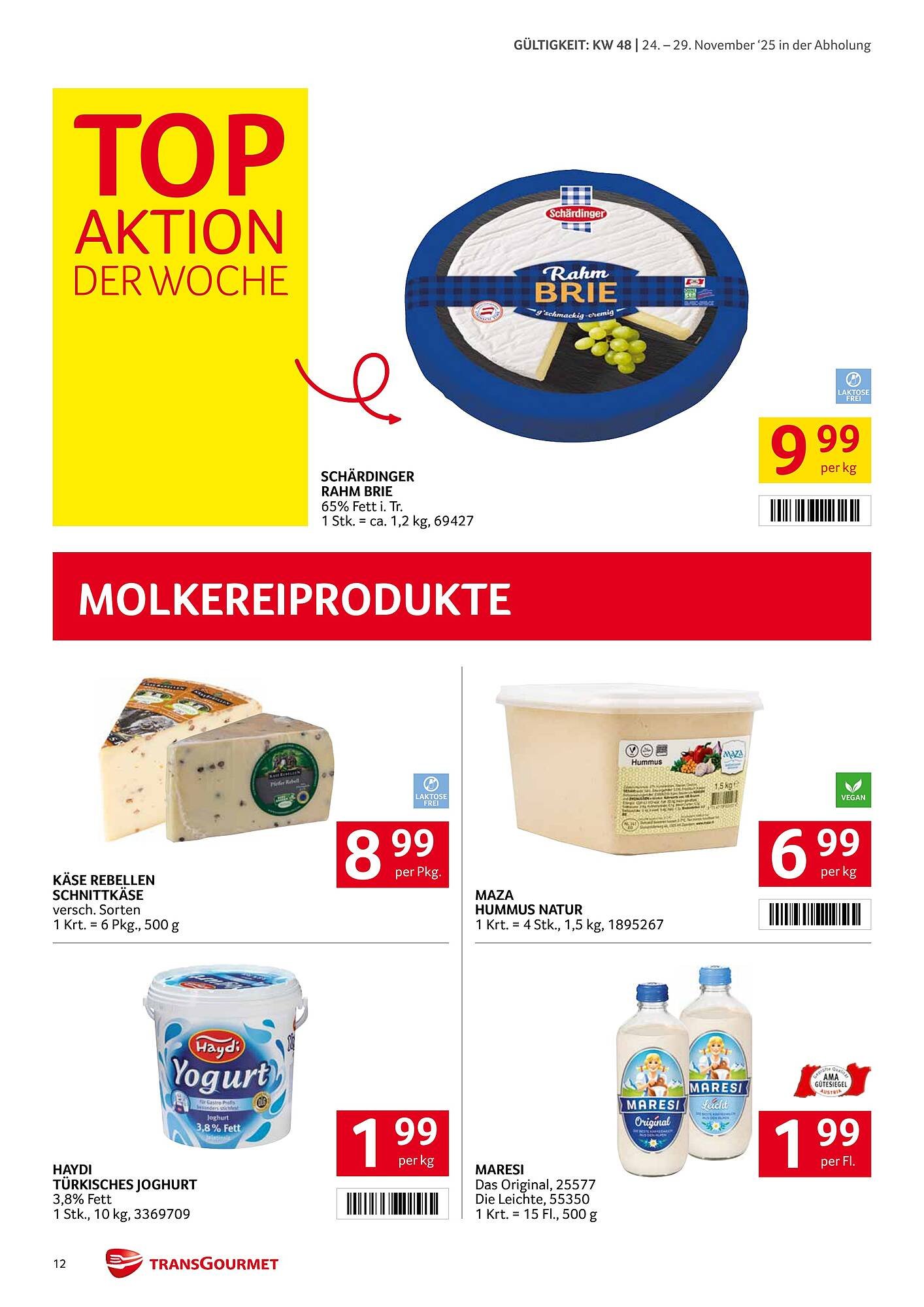 Transgourmet Flugblatt