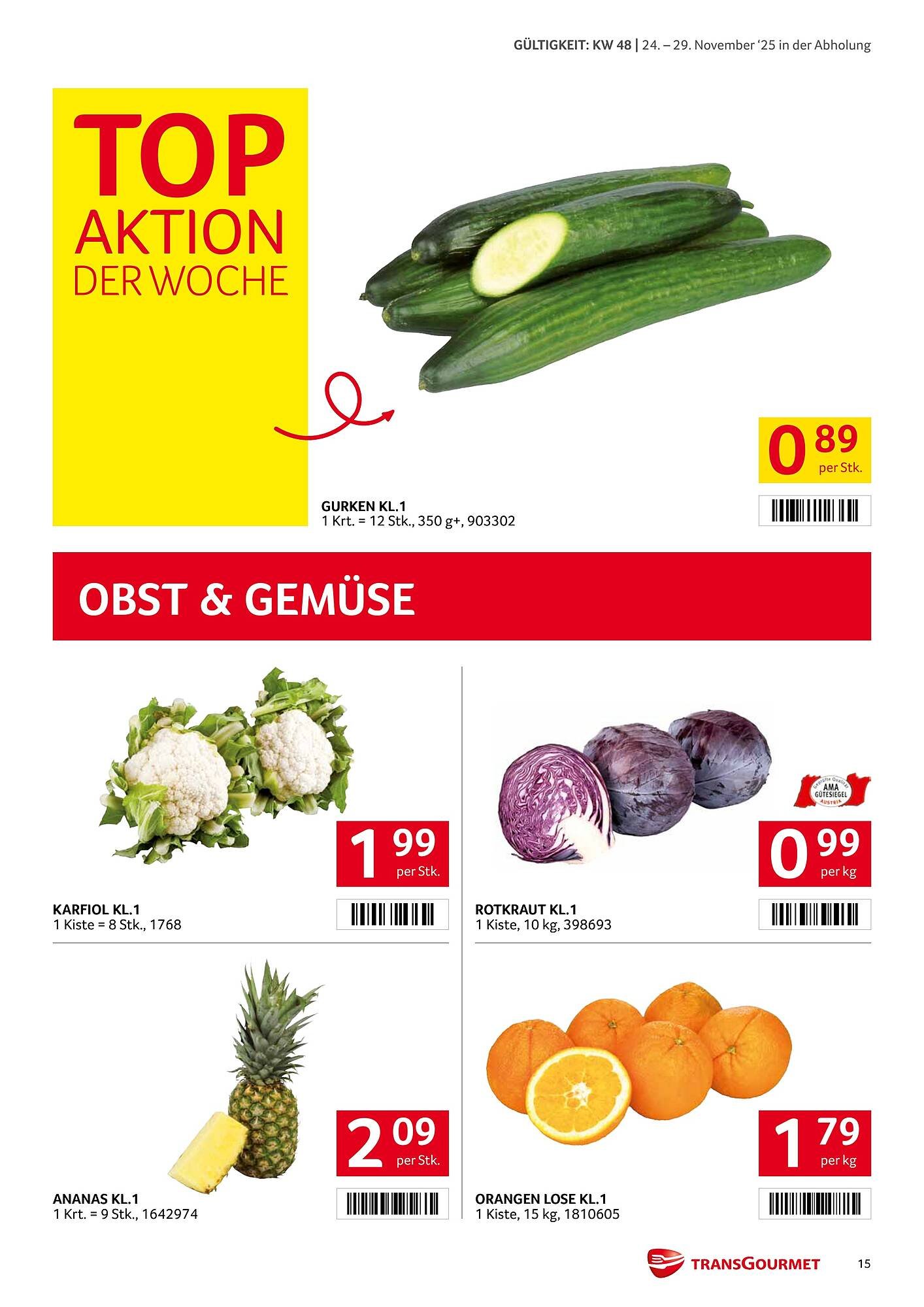 Transgourmet Flugblatt