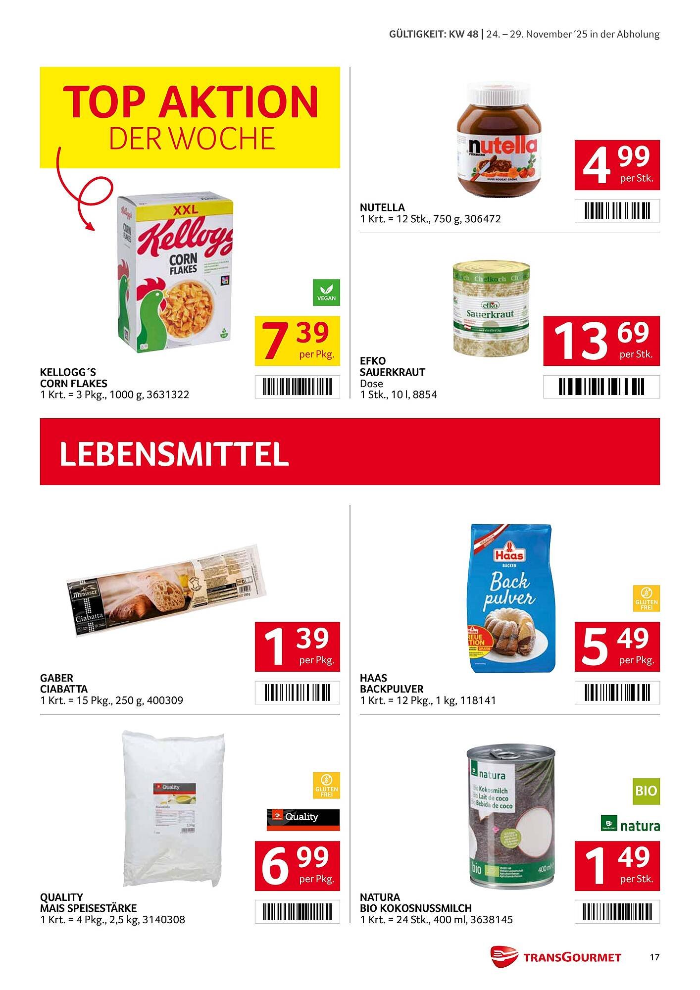 Transgourmet Flugblatt
