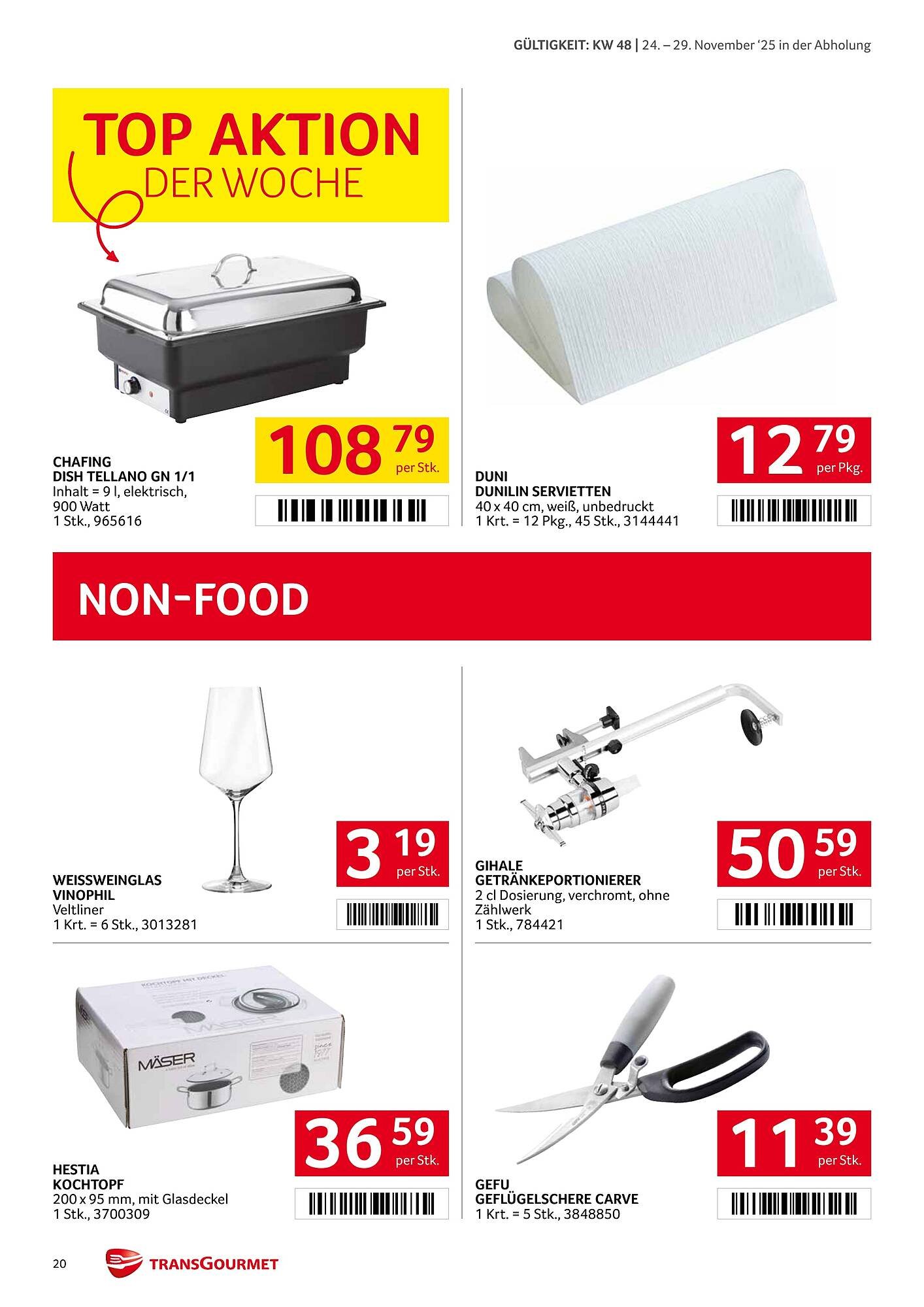 Transgourmet Flugblatt