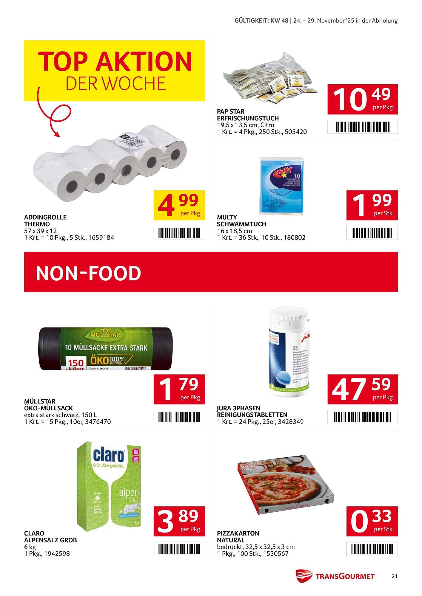 Transgourmet Flugblatt