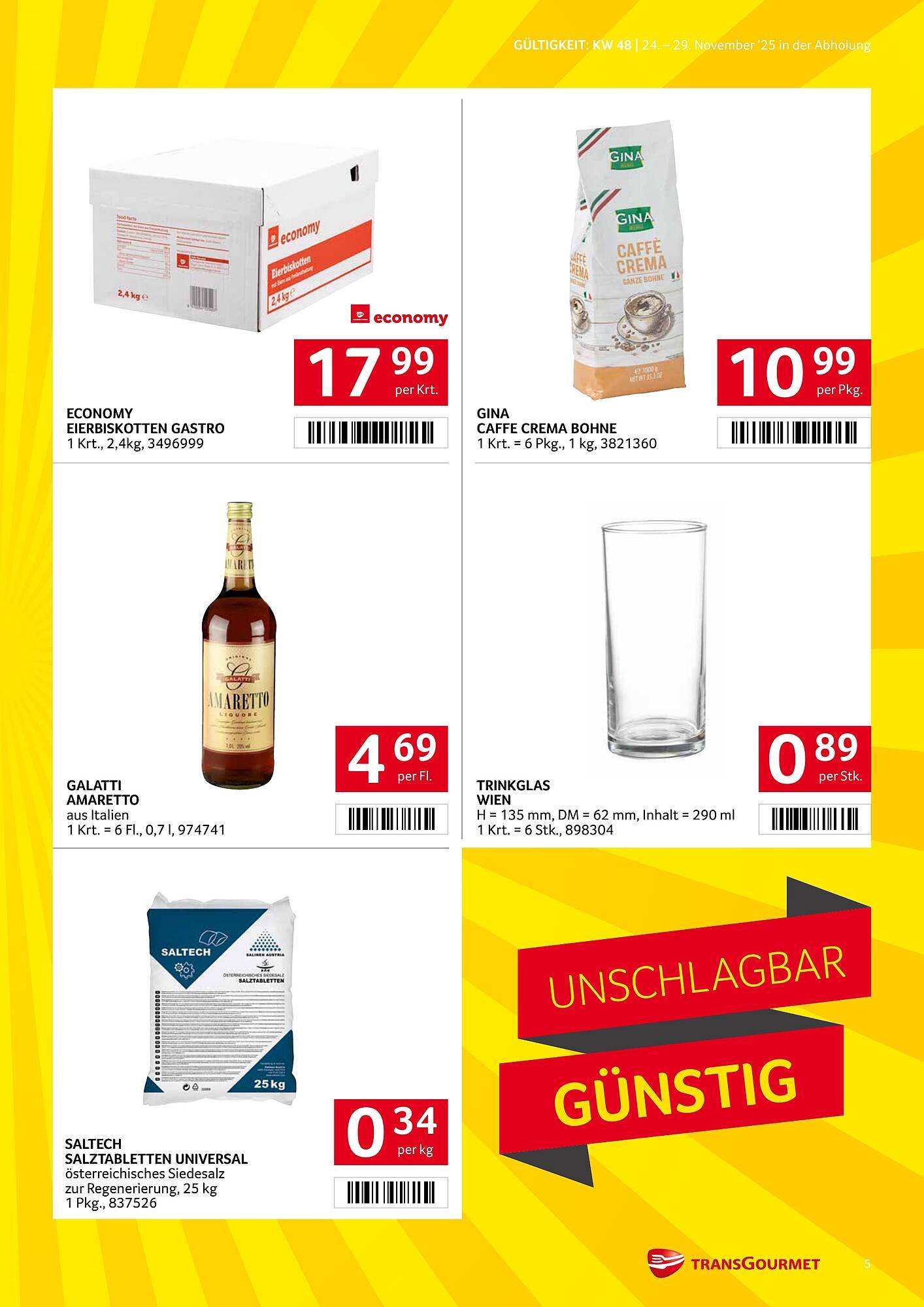 Transgourmet Flugblatt