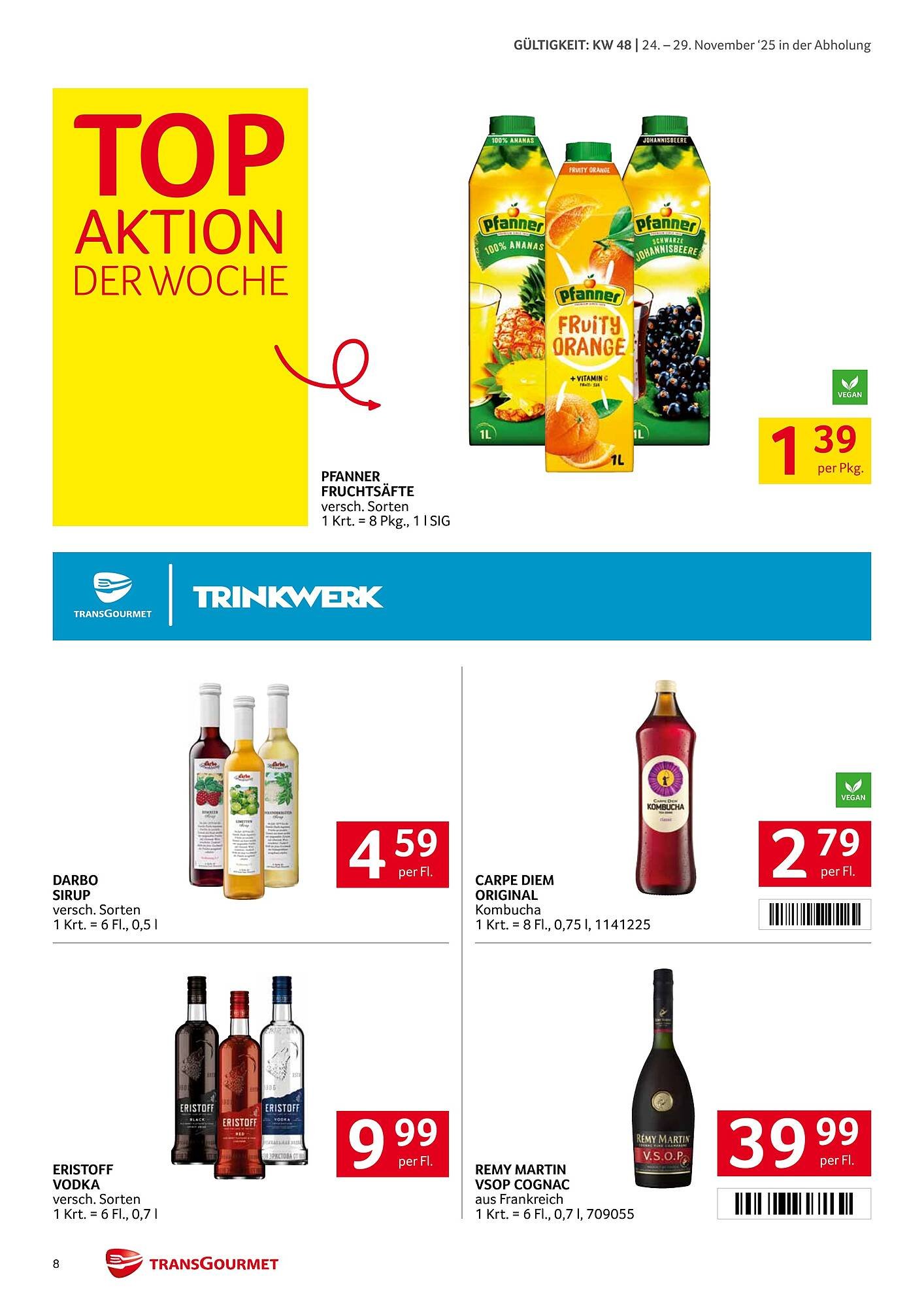 Transgourmet Flugblatt