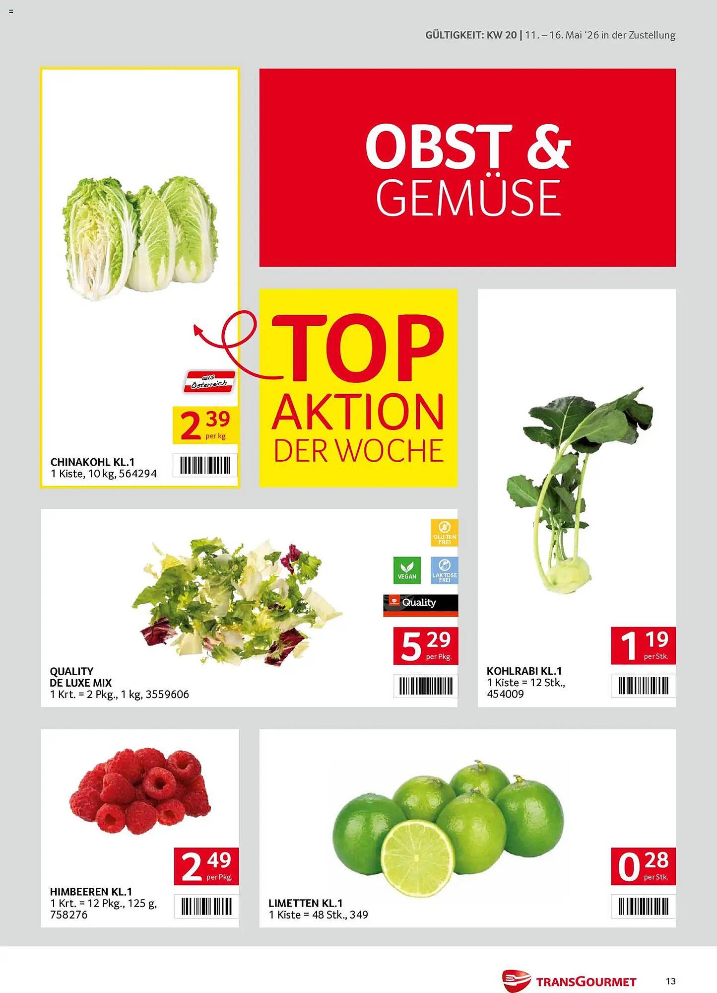 Transgourmet Flugblatt