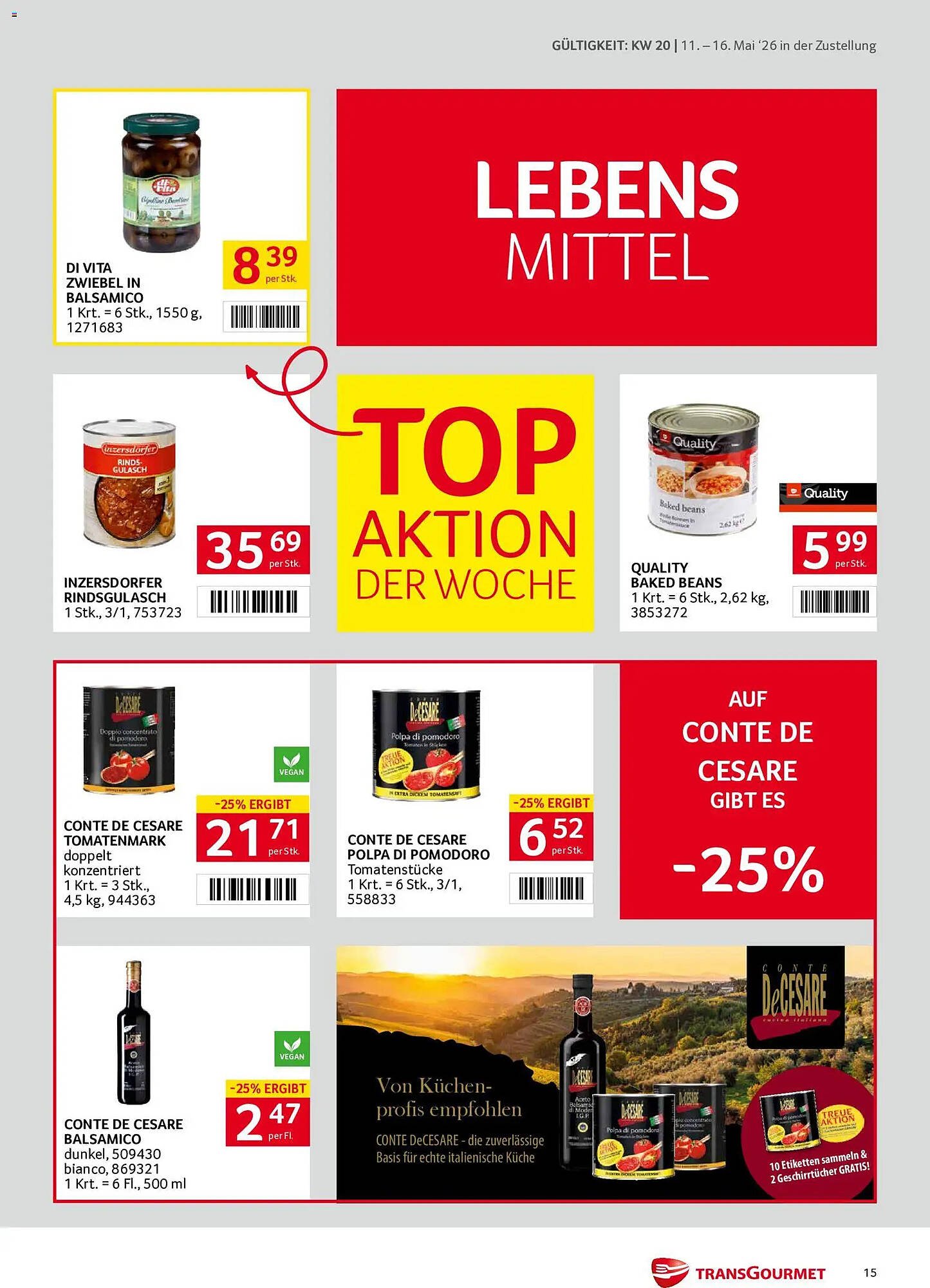 Transgourmet Flugblatt