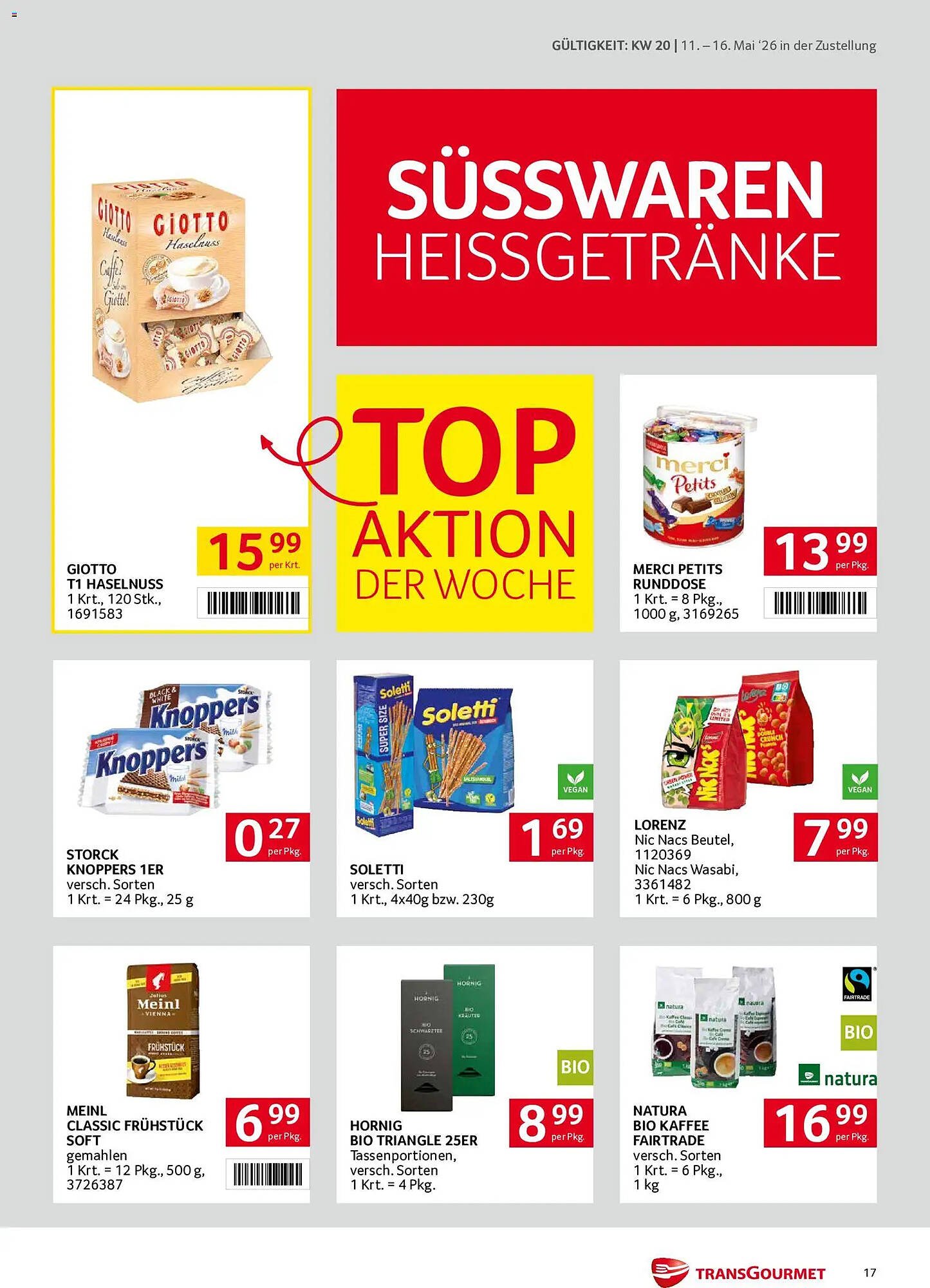 Transgourmet Flugblatt