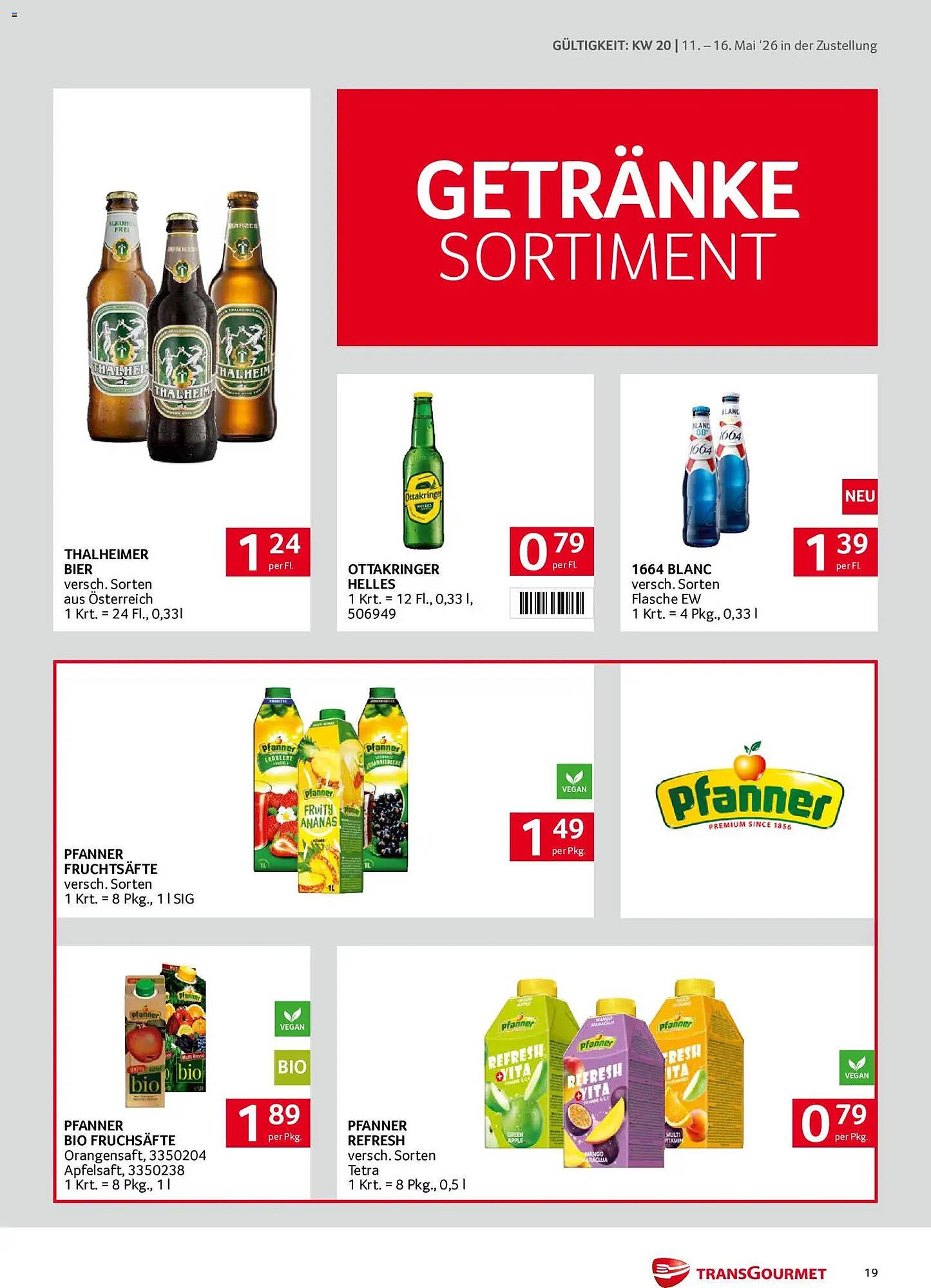 Transgourmet Flugblatt