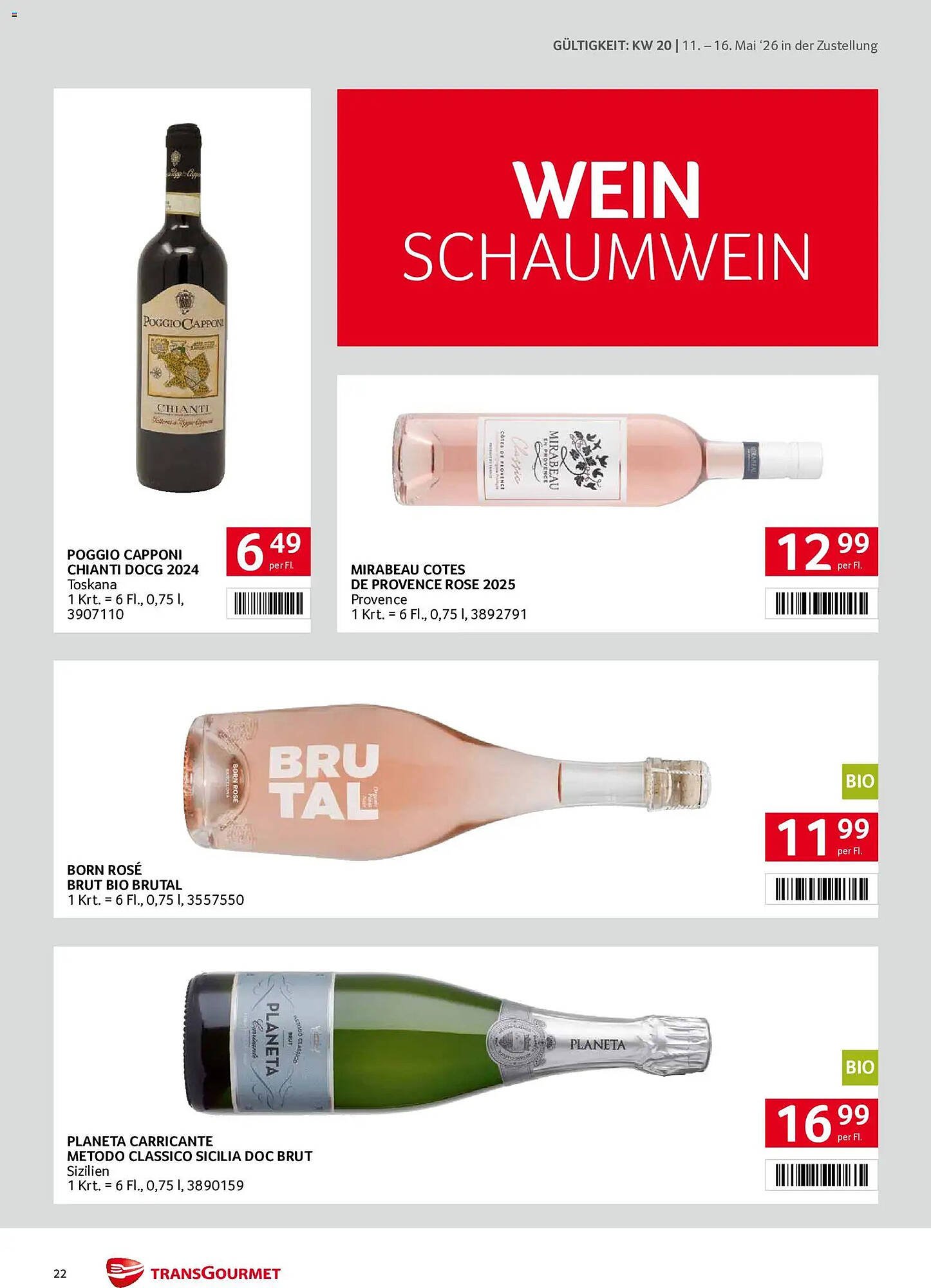 Transgourmet Flugblatt