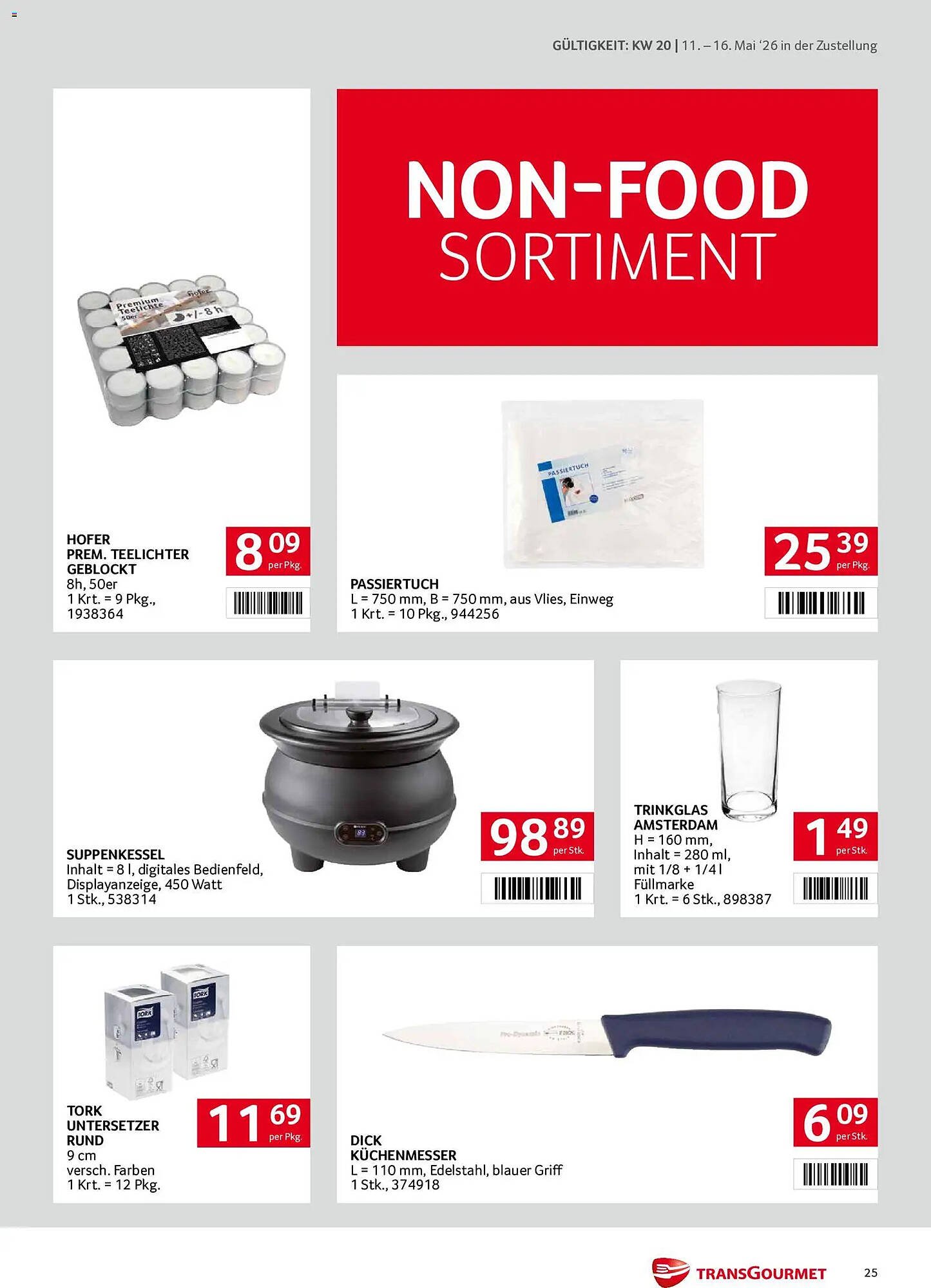 Transgourmet Flugblatt