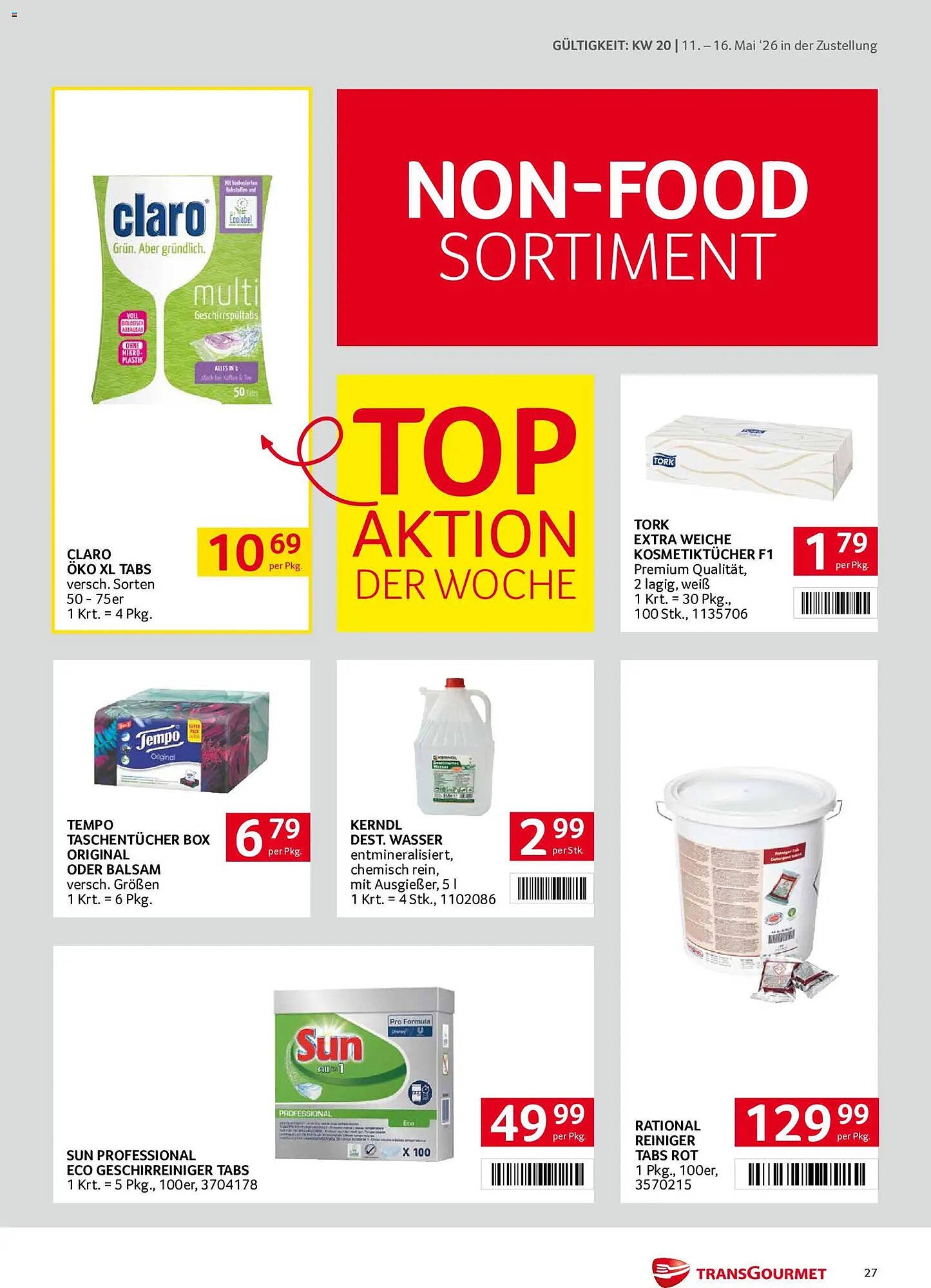 Transgourmet Flugblatt