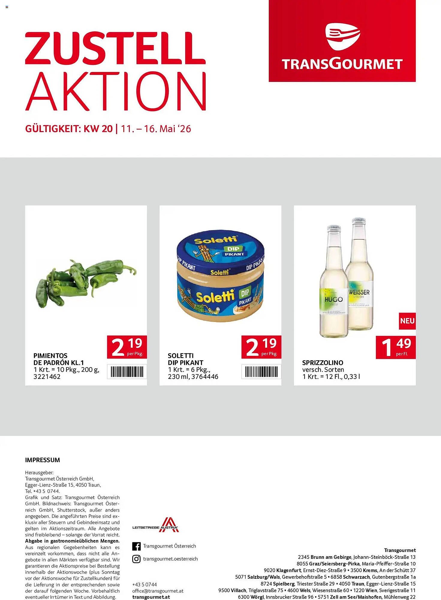 Transgourmet Flugblatt