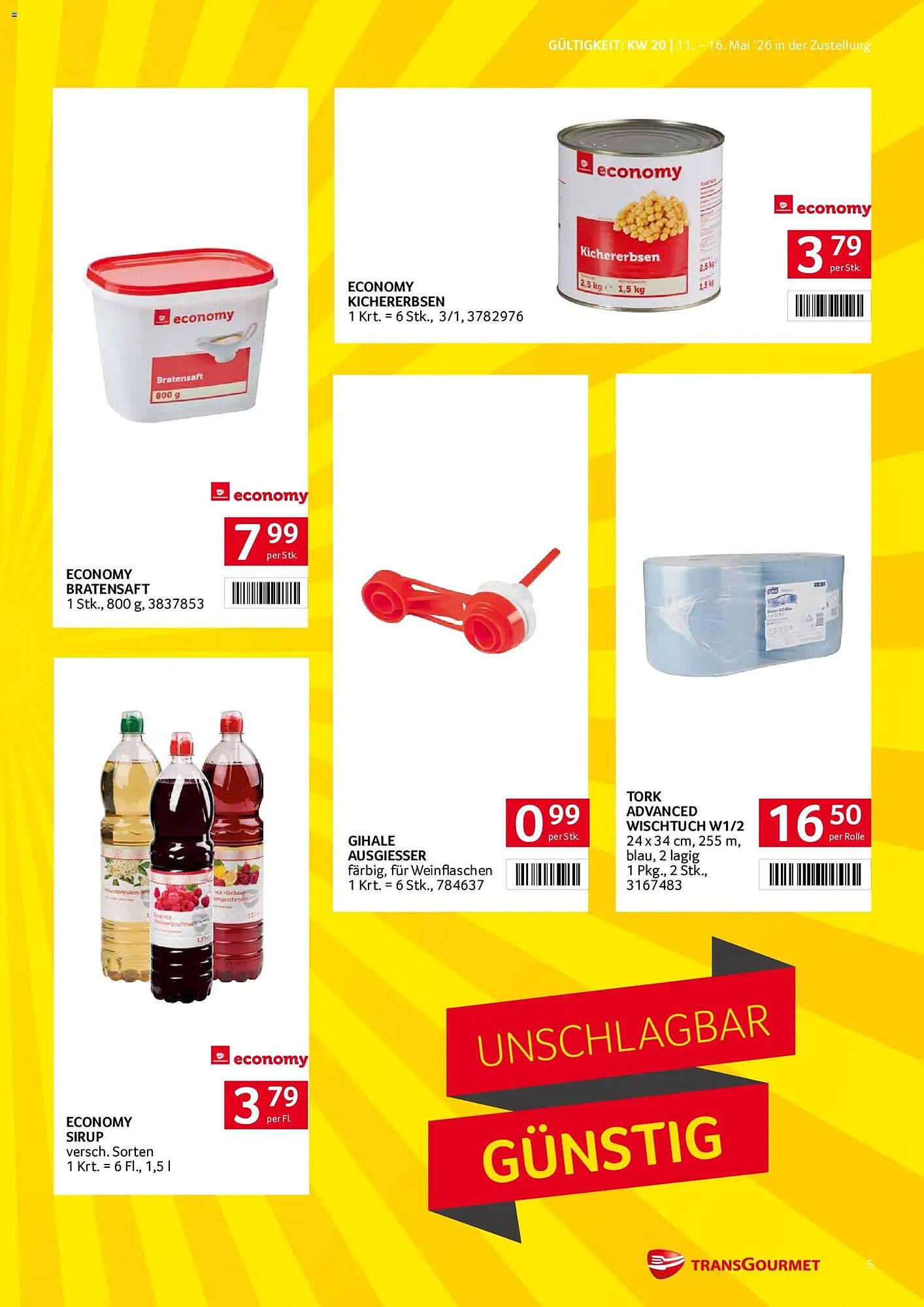 Transgourmet Flugblatt